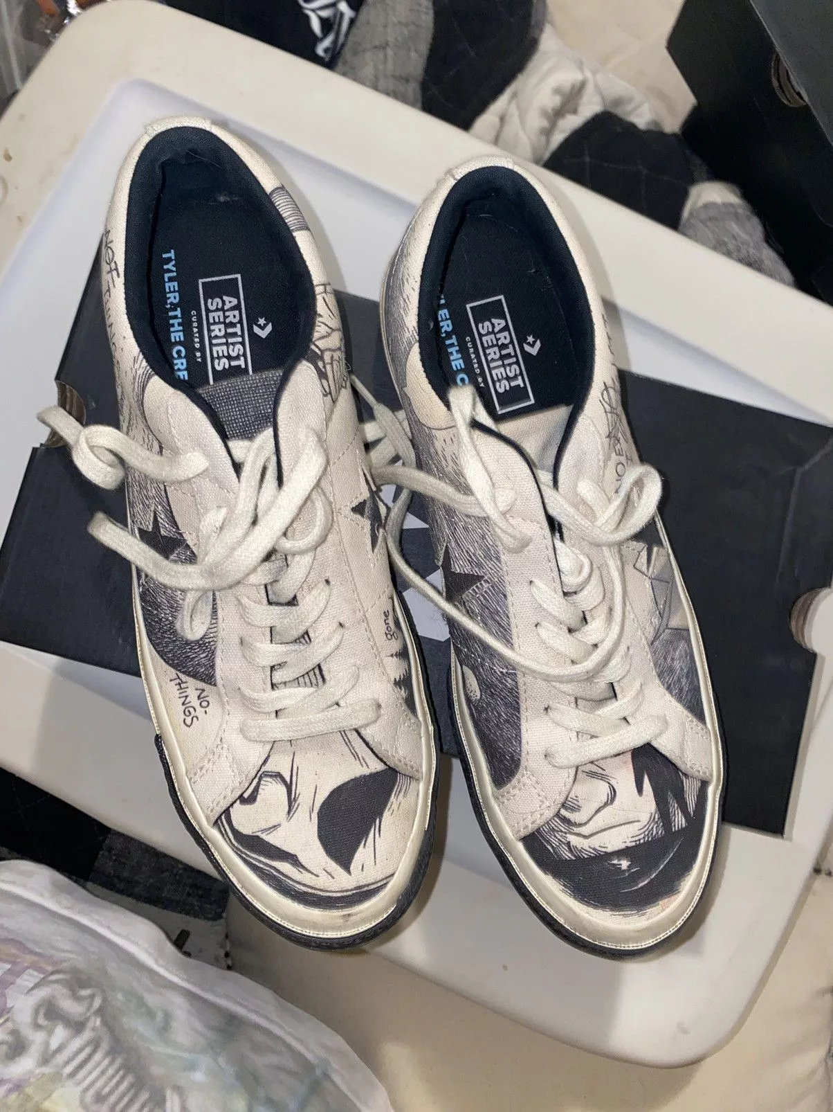 Converse Low Top Sneakers Converse × Tyler The Creator Tyler The Creator x Converse Artist Series “Øyvind Lauvdahl” Beige