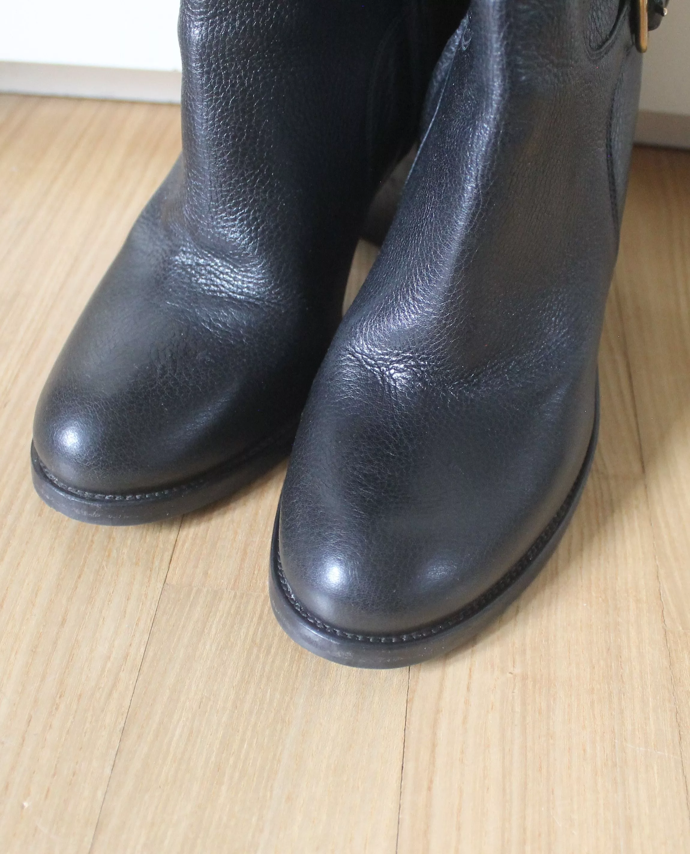 Prada Boots Prada Black High Leather Boots