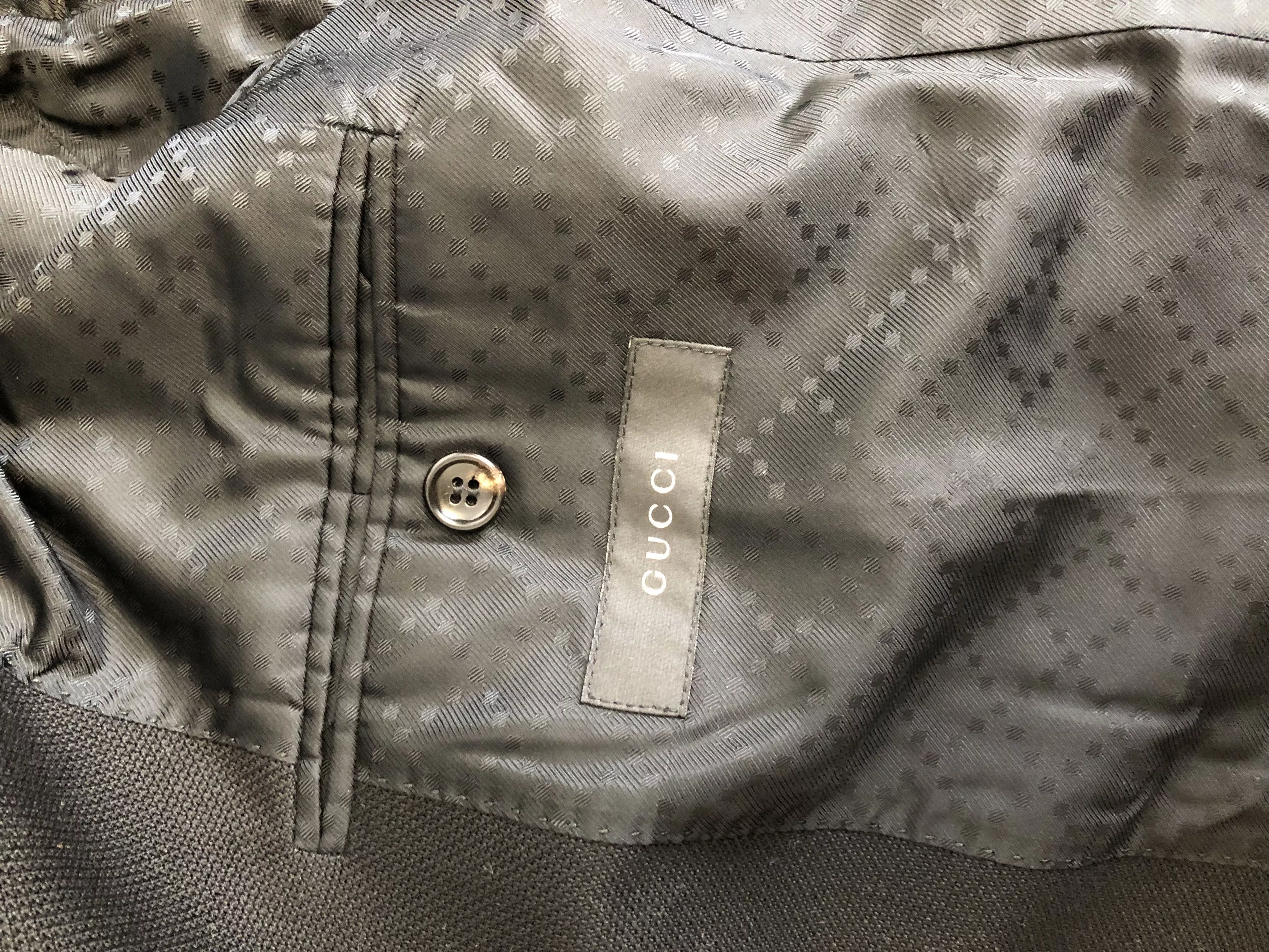 Gucci Shirts Button Ups Men's Gucci Blazer Black