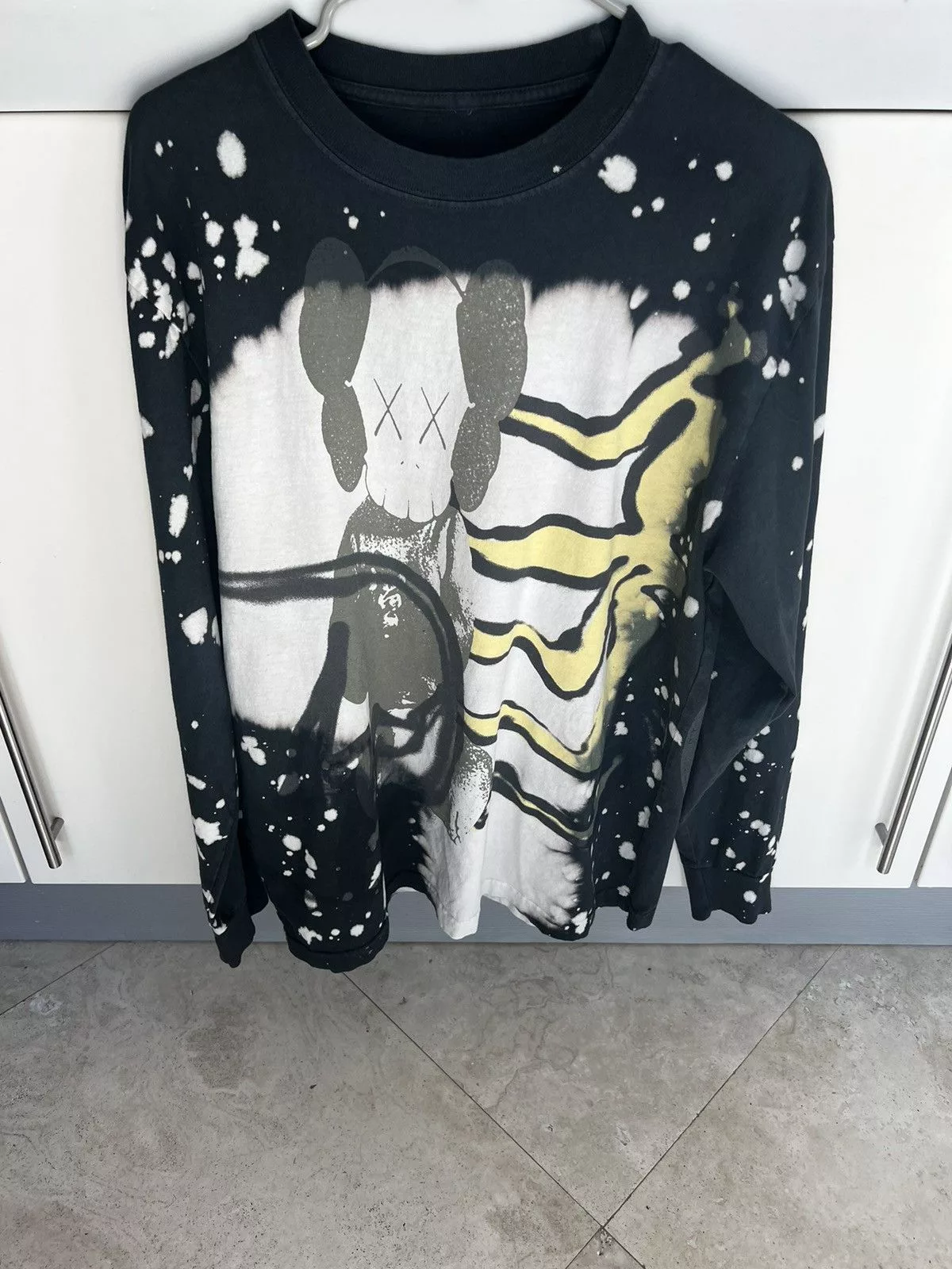 Travis Scott Long Sleeve T Shirts Travis Scott x Cactus Jack Fragment Shirt Gray