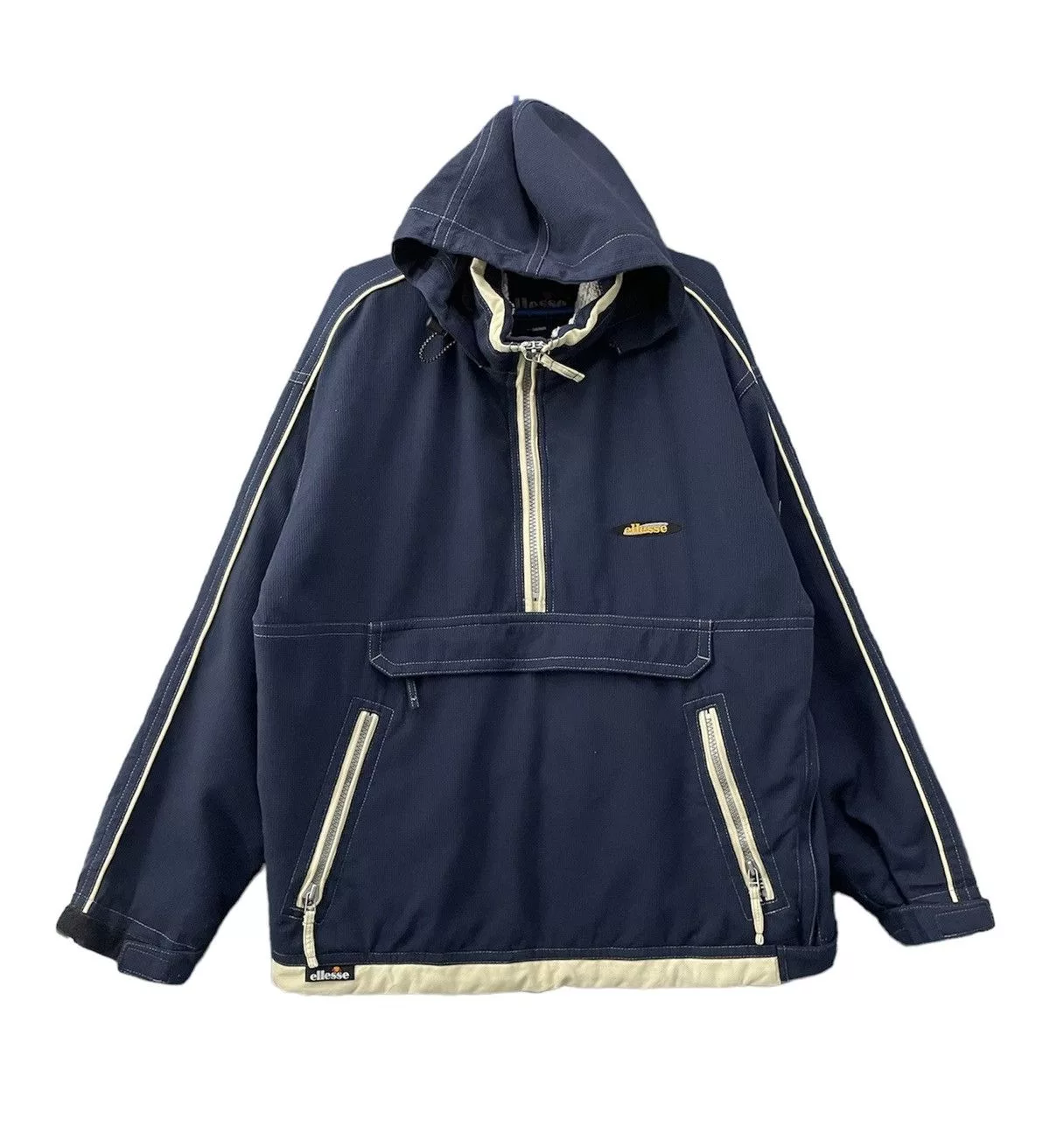 Ellesse Light Jackets Ellesse × Goldwin × Paul & Shark Ellesse Anorak Jacket Vintage Made in Japan Blue