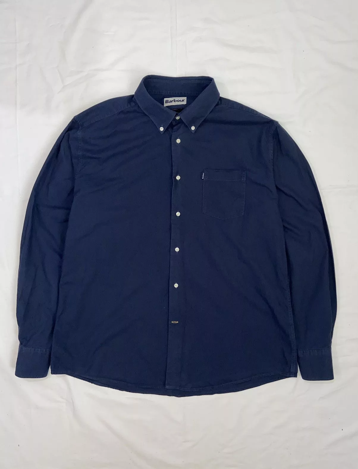 Barbour Shirts Button Ups Barbour × Flannel Barbour vintage flannel men’s tailored fit shirt button up Black Streetwear
