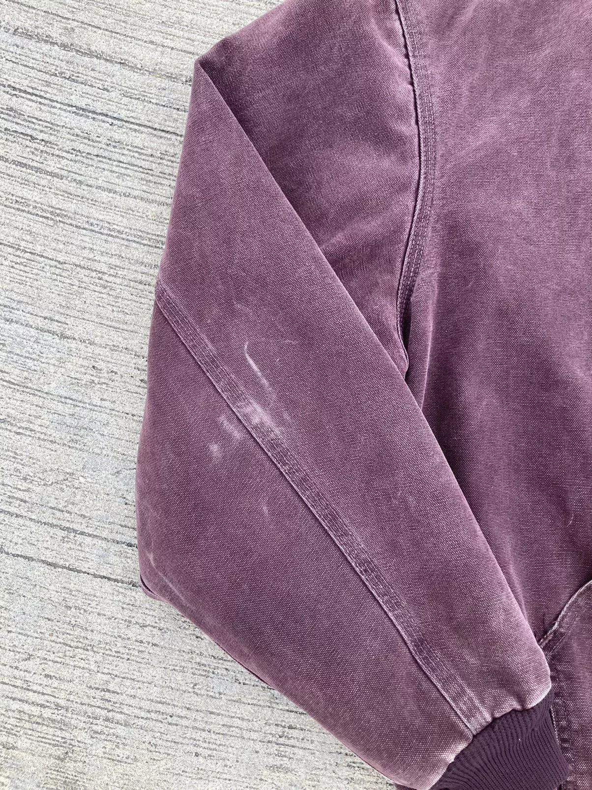 Carhartt Light Jackets Carhartt × Vintage Burgandy Active Jacket Purple Carhartt Hooded Jacket J06 BRG Streetwear