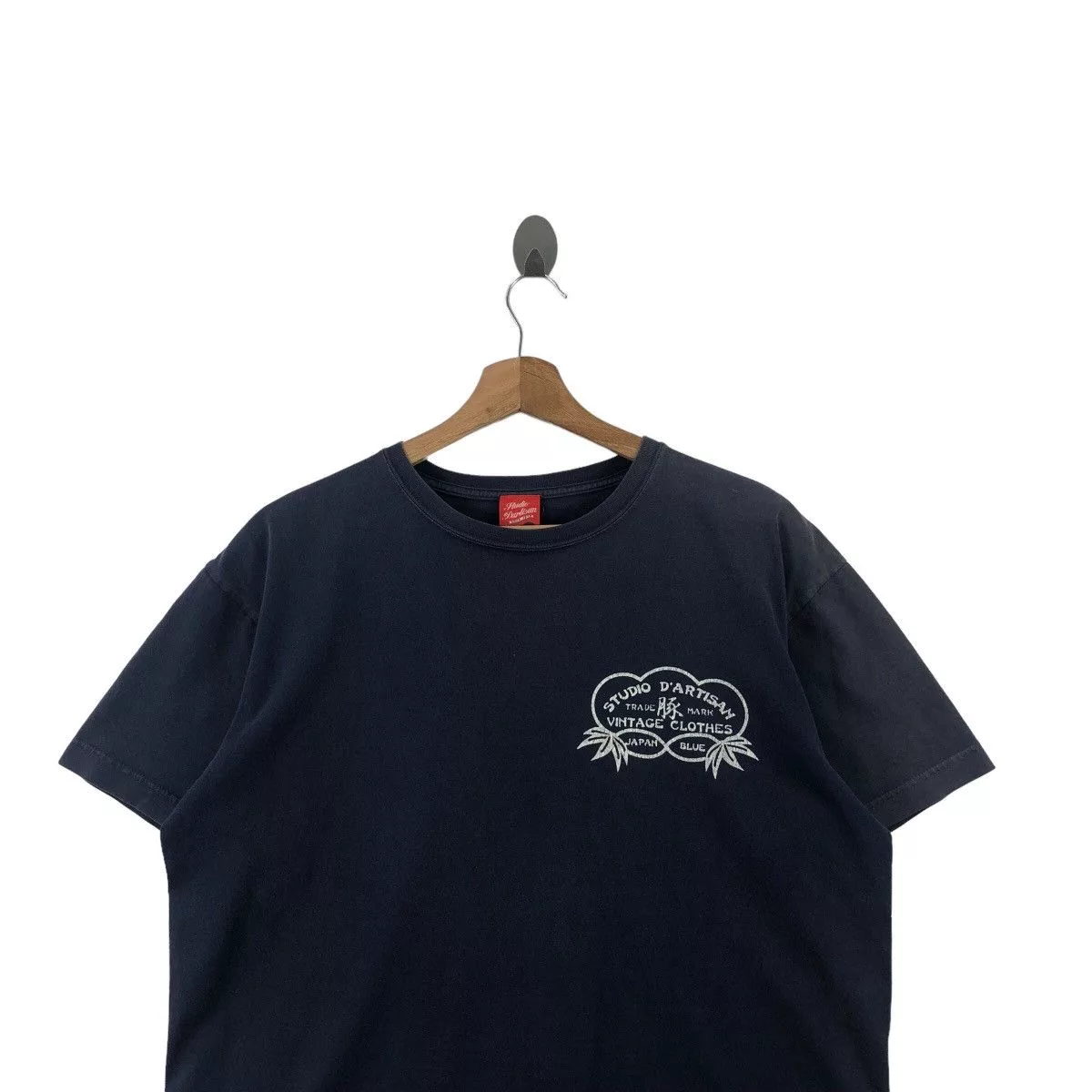 Studio D'Artisan Short Sleeve T Shirts Studio D'Artisan × Vintage Pick!! Vtg STUDIO D'ARTISAN Top Tee Tshirt Blue