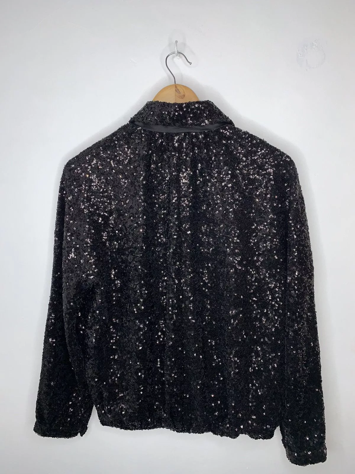 Halston Heritage Jackets Halston Heritage Sequinned Jacket Black