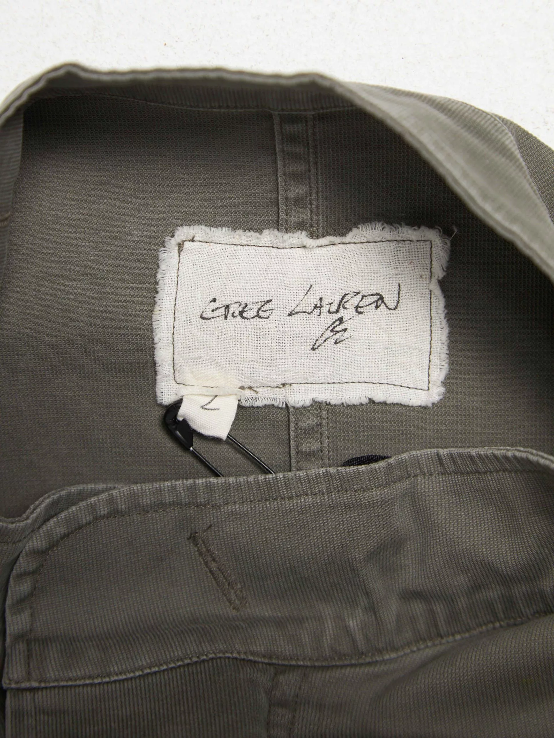 Greg Lauren Parkas Greg Lauren Khaki Fishtail Parka Brown