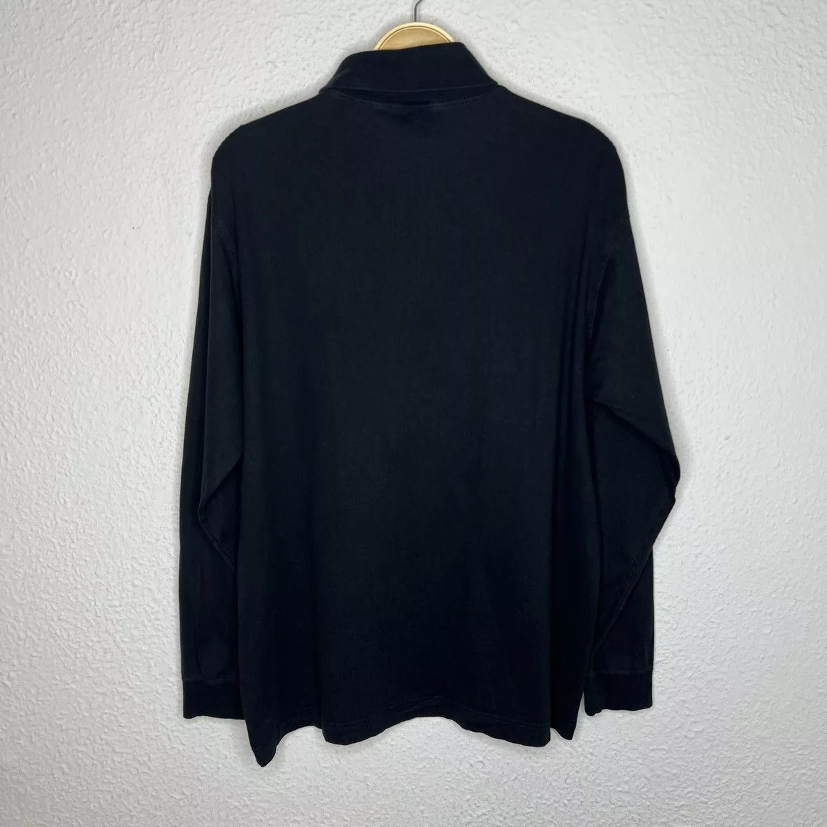 Lacoste Sweatshirts Hoodies Lacoste × Vintage Lacoste Sweatshirt Turtleneck Pull Vintage Black Logo Streetwear