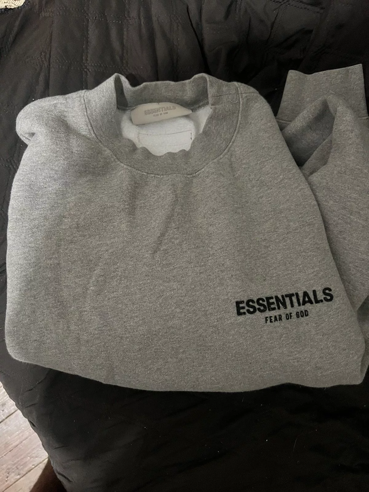 Essentials Sweatshirts Hoodies Essentials Crew neck Gray