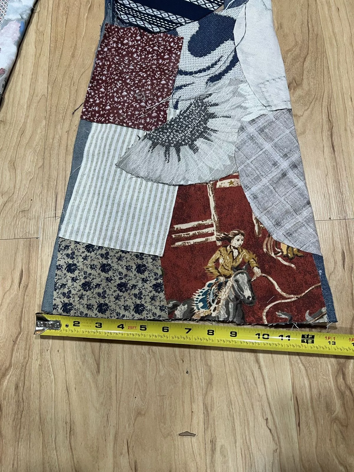 Designer Denim Designer INSANE HIPPIE REMAKE COWBOY PATCHWORK REMAKE FLARED DENIM Multi Western