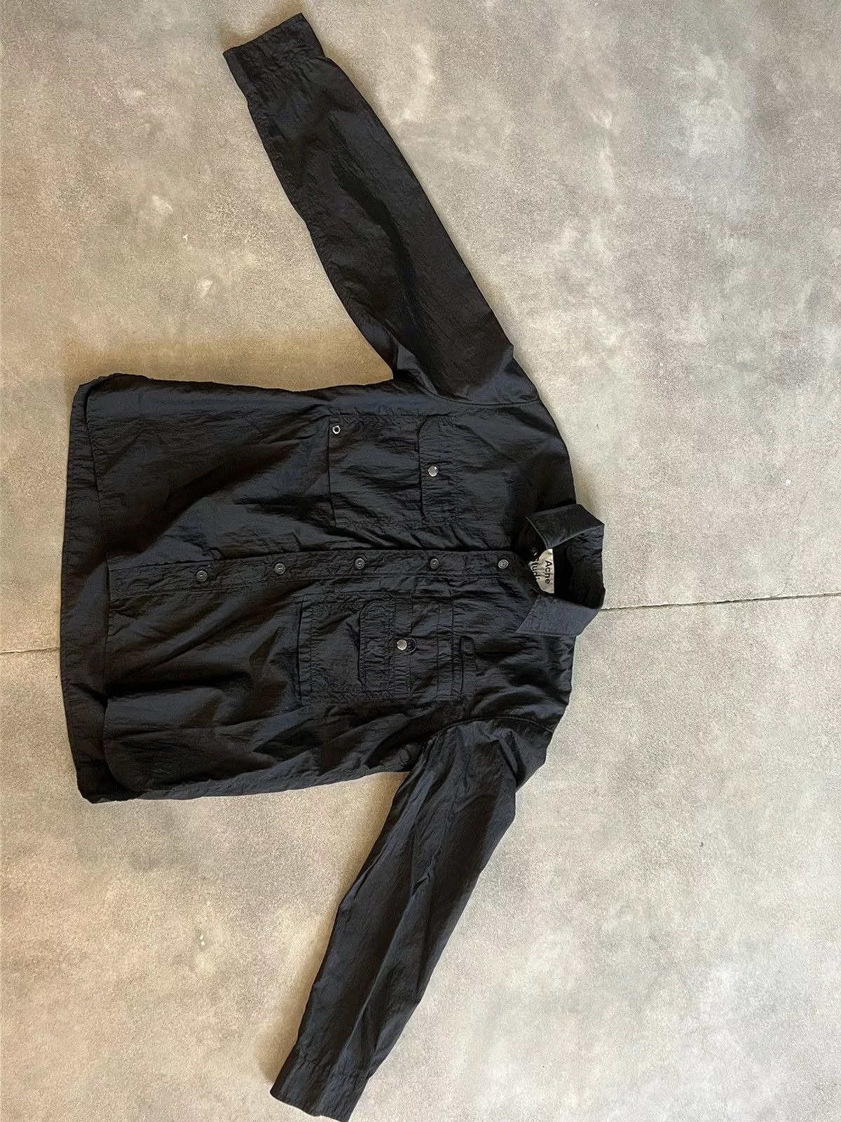Acne Studios Shirts Button Ups Acne Studios Acne AW20 tactical button up shirt Black