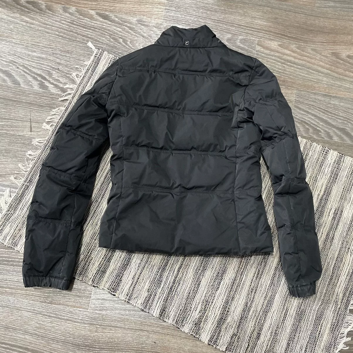 Woolrich Woolen Mills Down Jackets Woolrich Woolen Mills Woolrich bomber down puffer jacket Black