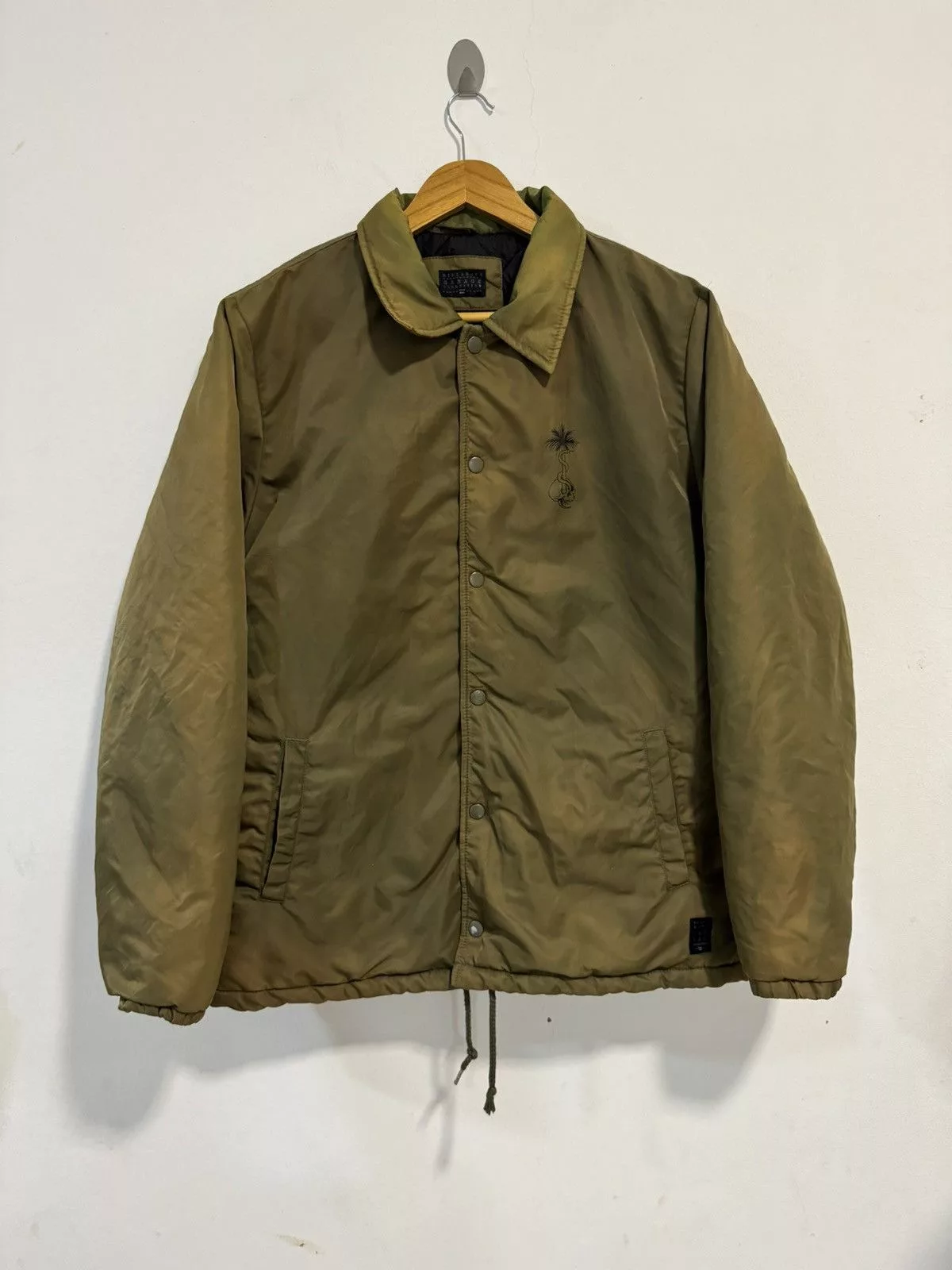 Billabong Light Jackets Billabong × Vintage Billabong Garage Collection Faded Jacket Green Streetwear