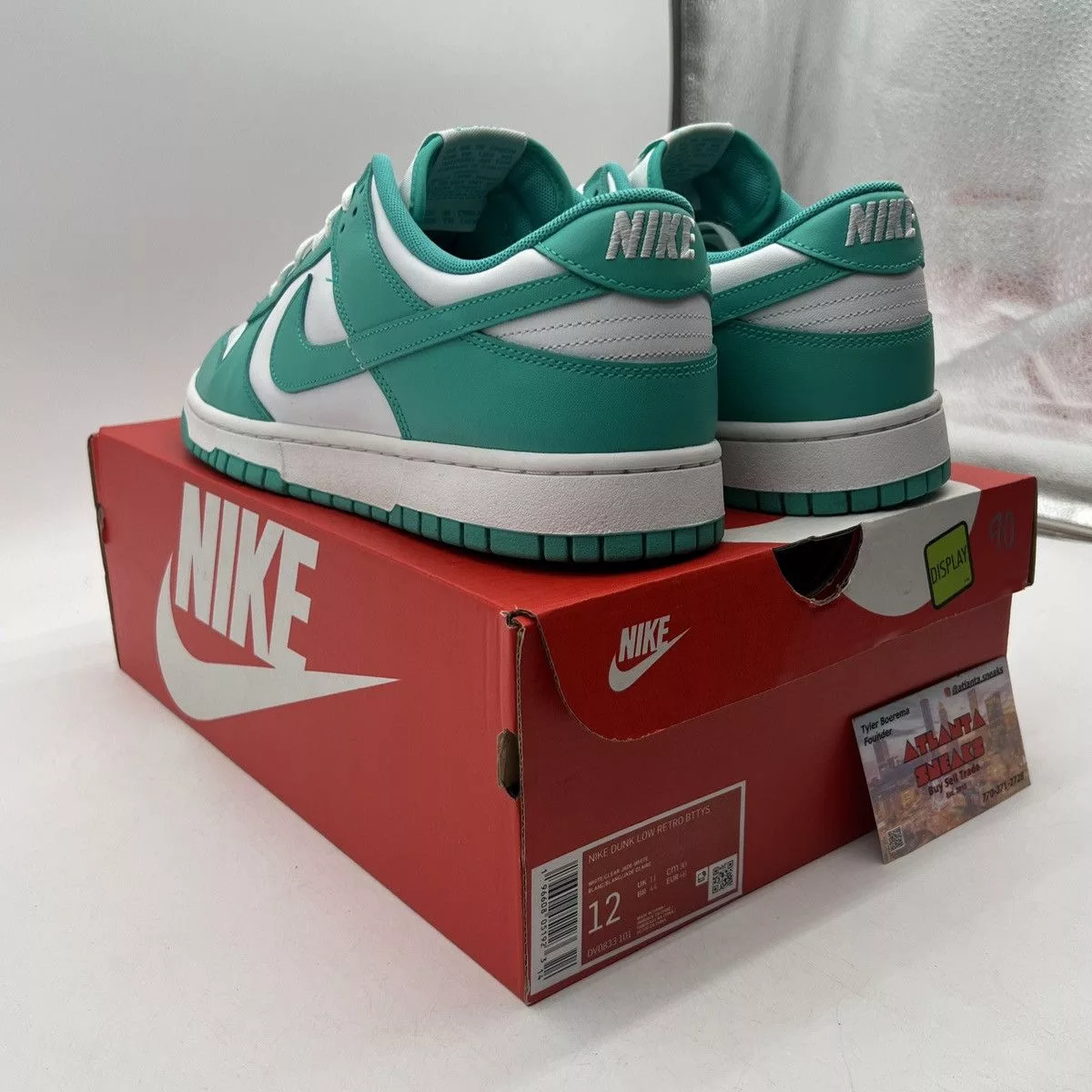 Nike Low Top Sneakers Nike dunk low clear Jade Black