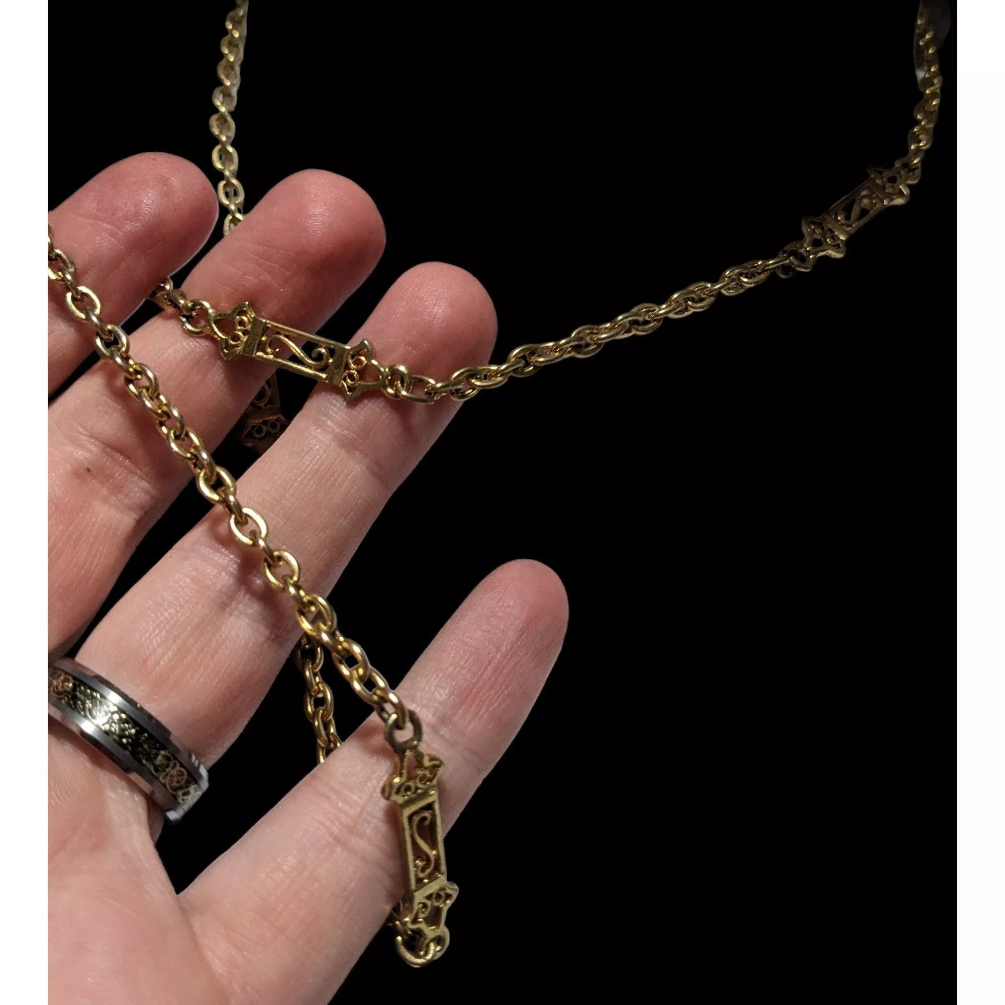 Other Necklaces Other Gold Decorative S Link Necklace Multi
