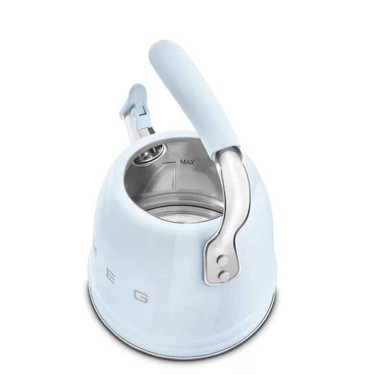 SMEG Whistling Kettle Pastel Blue