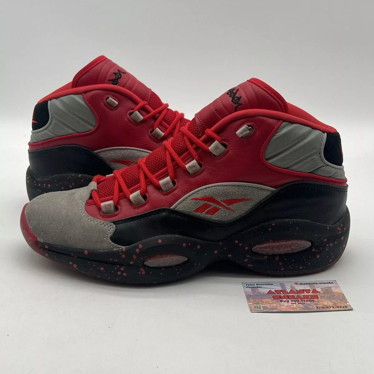 Reebok Hi Top Sneakers Reebok Stash question mid stash Black