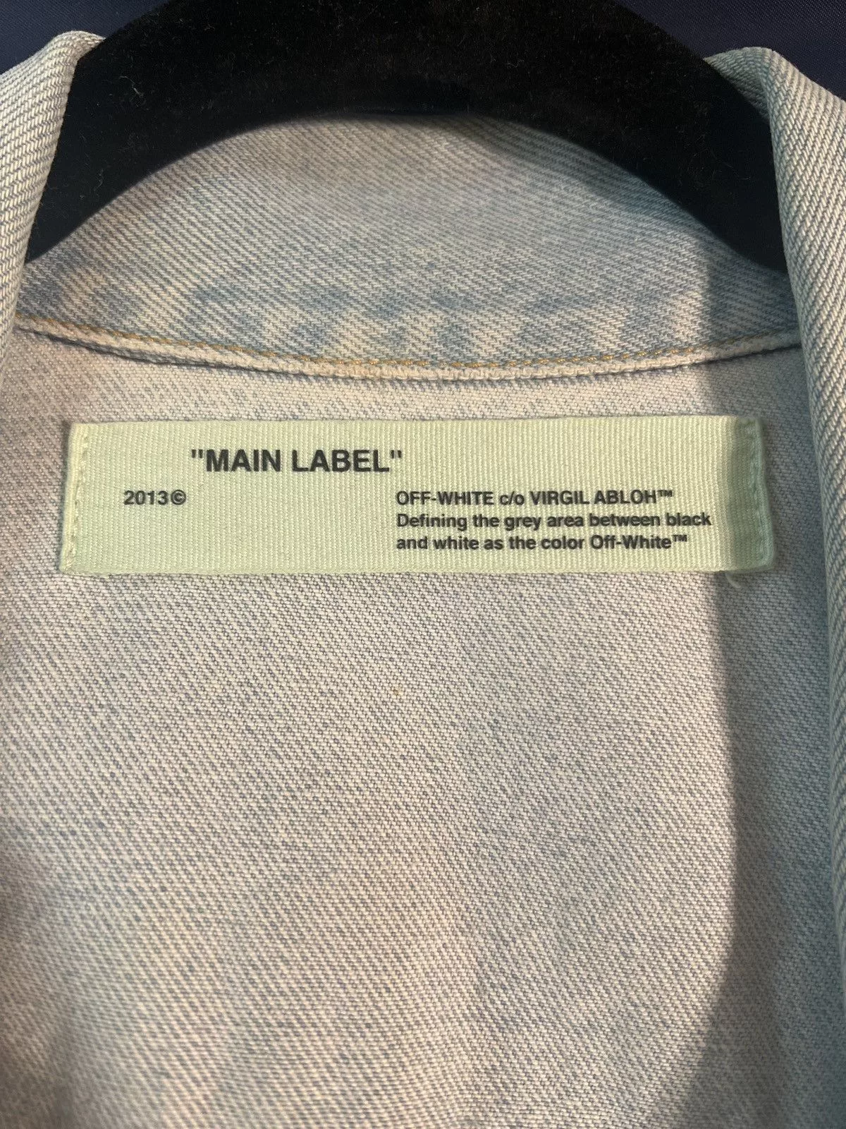 Off-White Denim Jackets Off-White Not real denim jacket Blue
