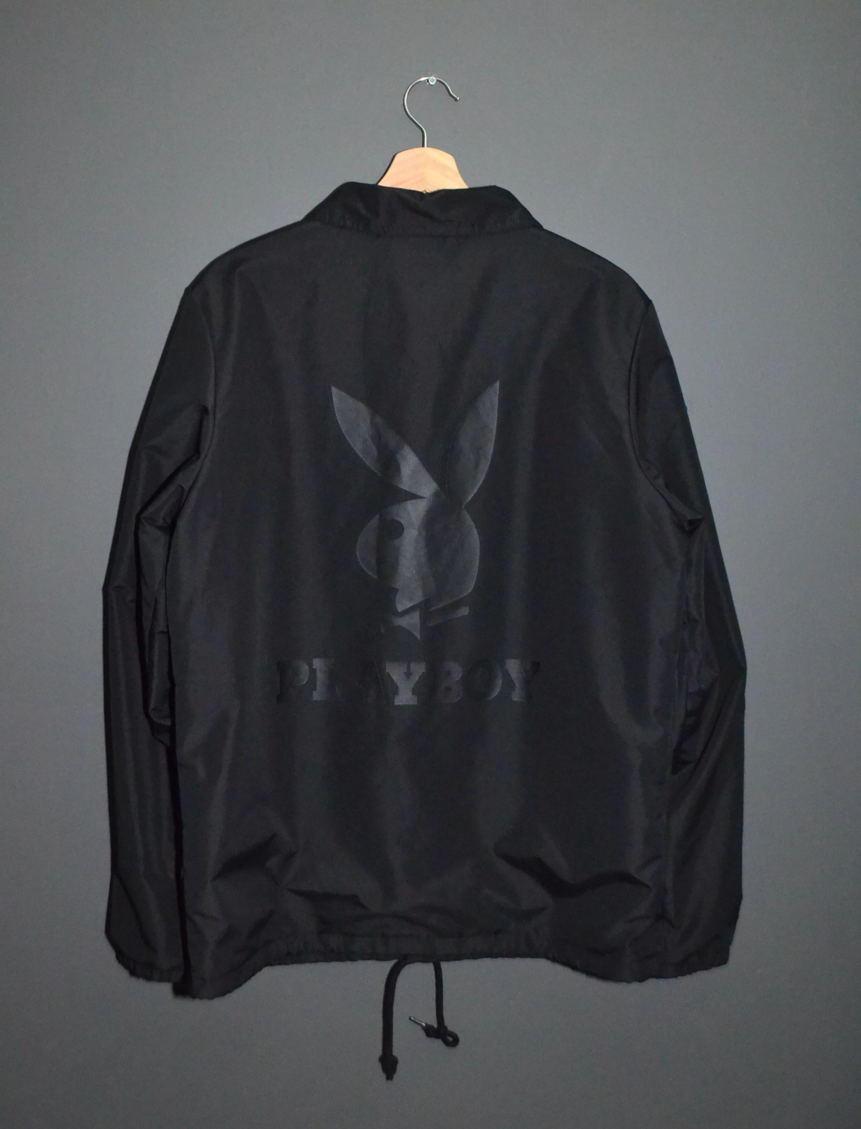 Playboy Light Jackets Playboy Coach Jacket Logo M Oversize Black