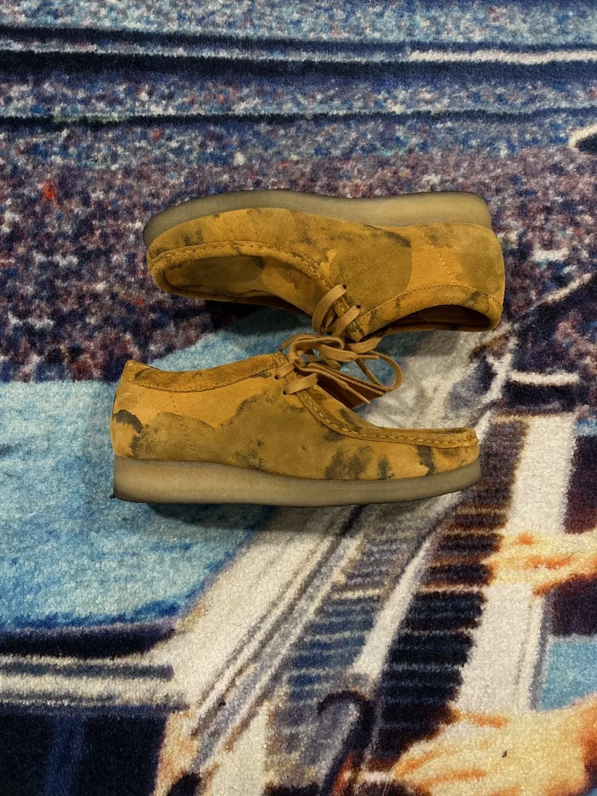 Clarks Boots Clarks Clark Wallabees Orange