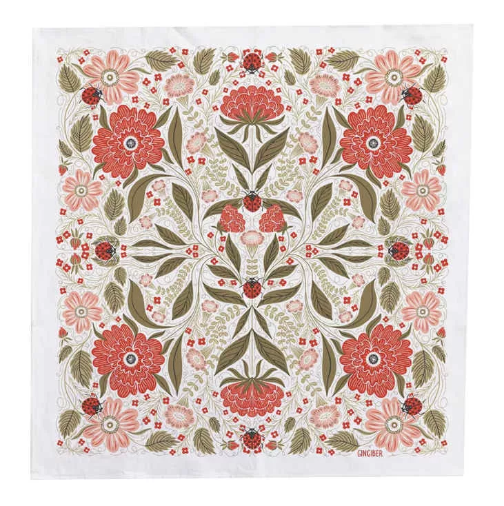 Ladybug Tea Towel