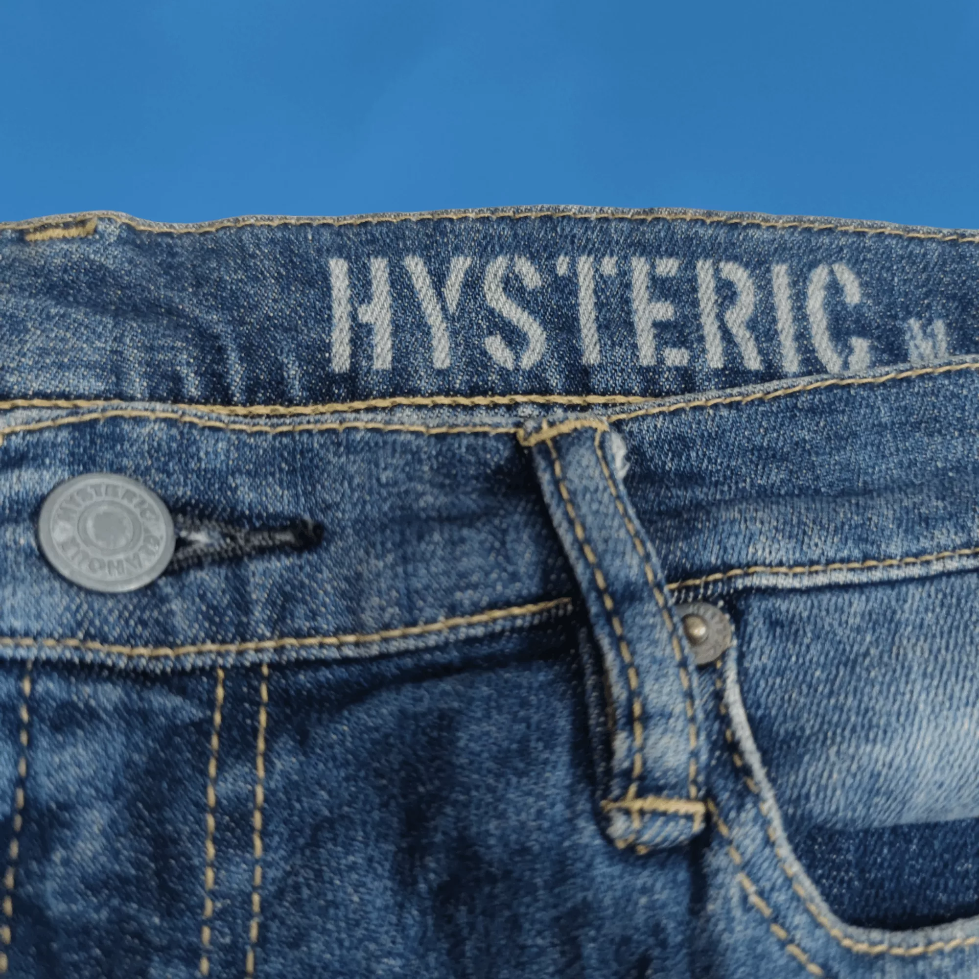 Hysteric Glamour Jeans Hysteric Glamour Distressed Studded With Patchwork Jeans Multi