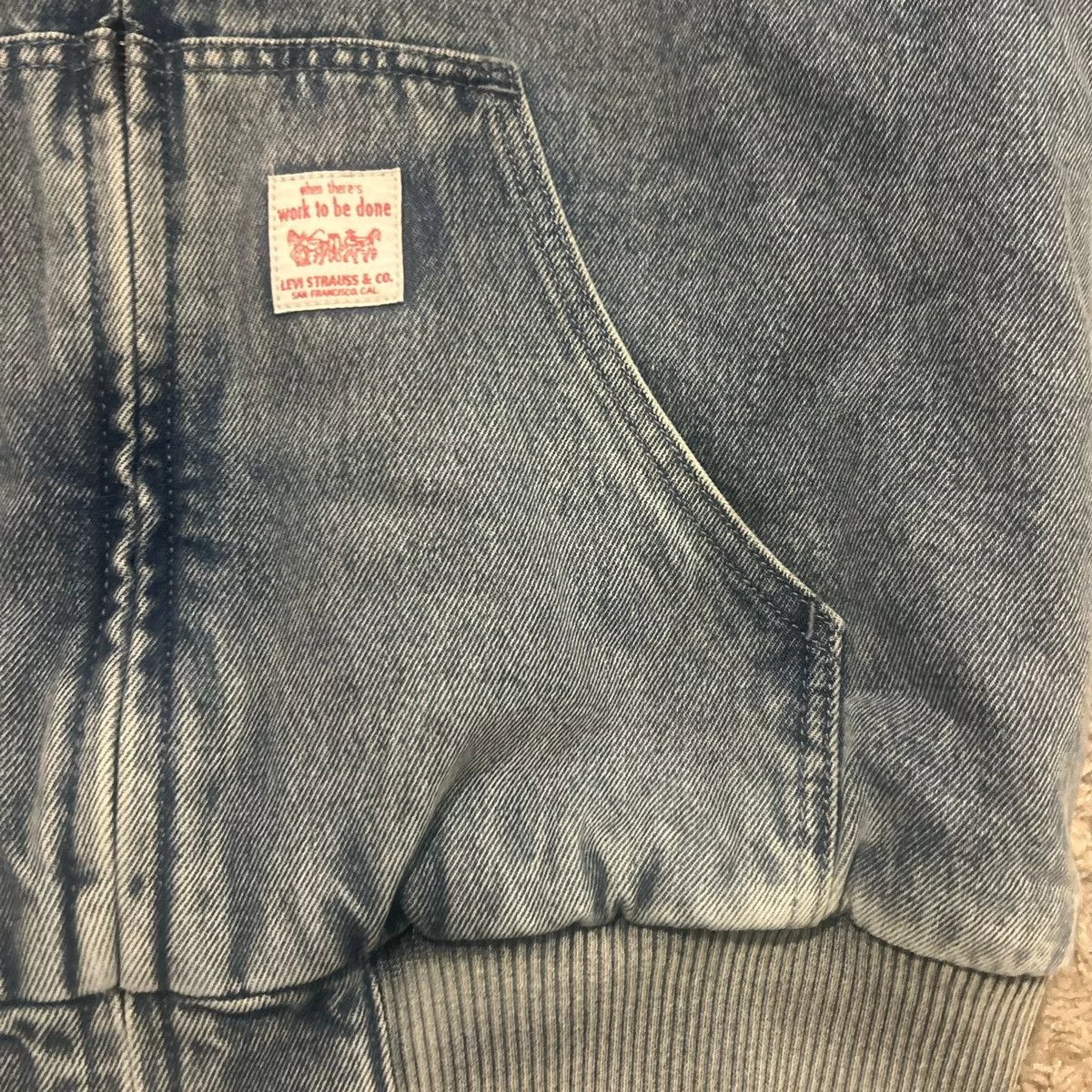 Levi's Denim Jackets Levi's Levi’s Denim Patch Work Jackrt Blue