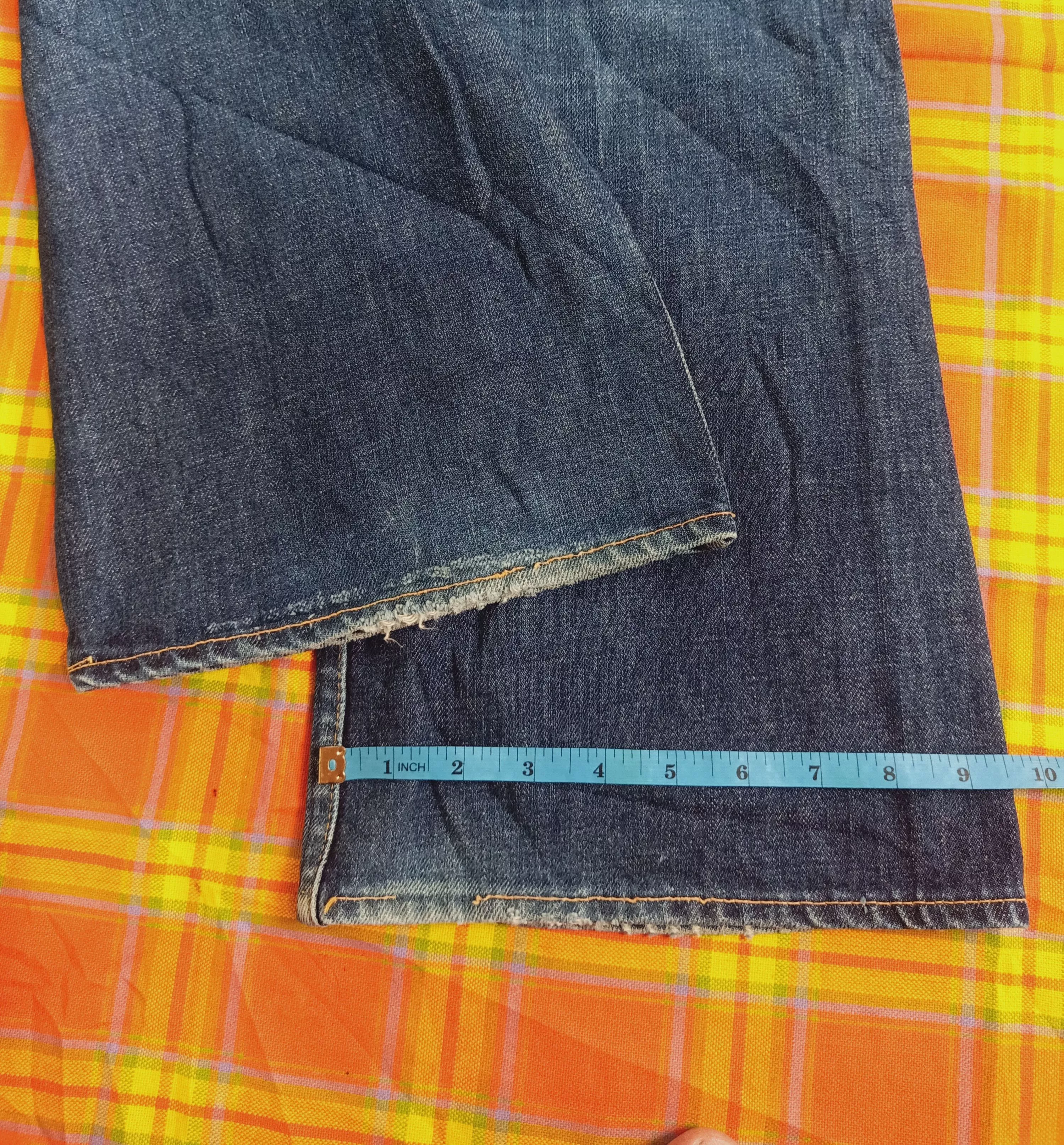 Denime Denim Denime × RESOLUTE Boot cut DENIME ORIZZONTI orange tag jeans Blue