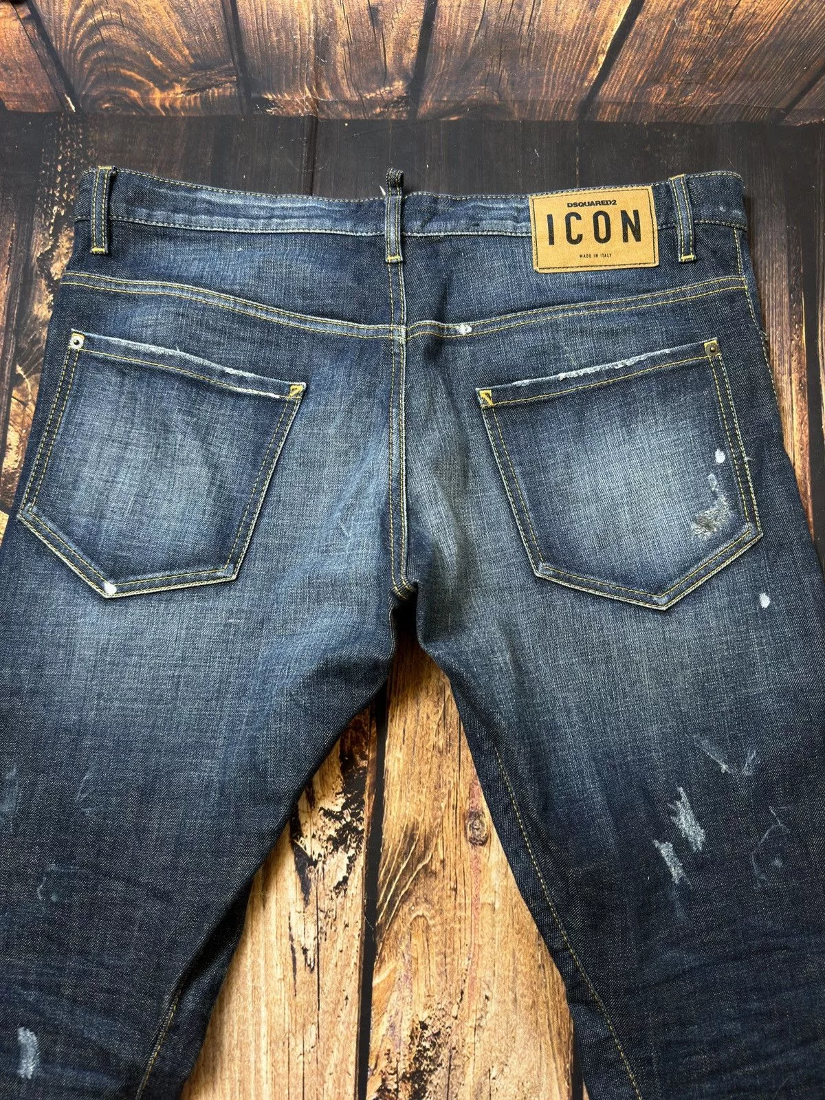 Dsquared2 Denim Dsquared2 Dsquared icon denim pants distressed Japan style Blue