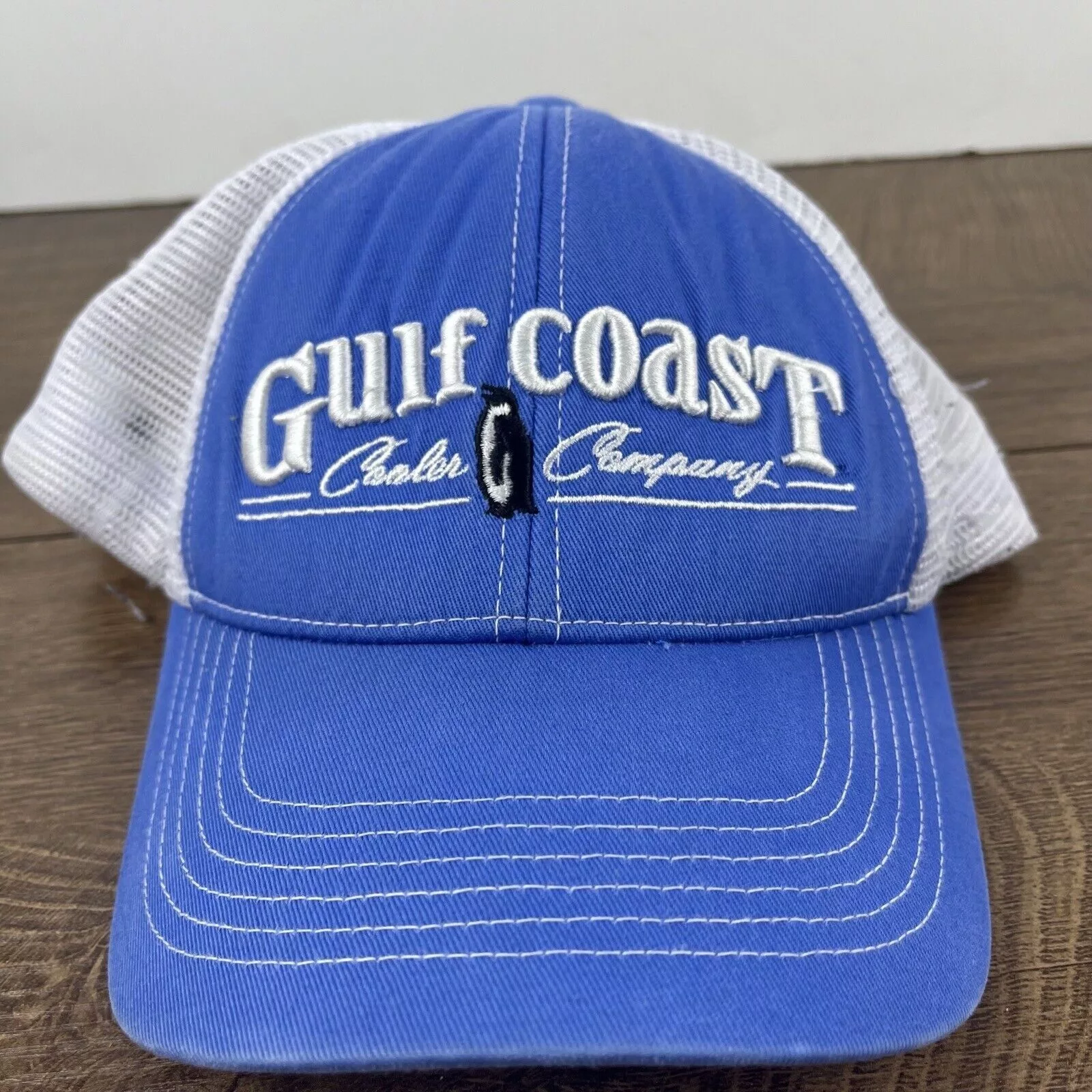 Other Hats Other Gulf Coast Cooler Company Hat Snapback Hat Blue Adjustable H