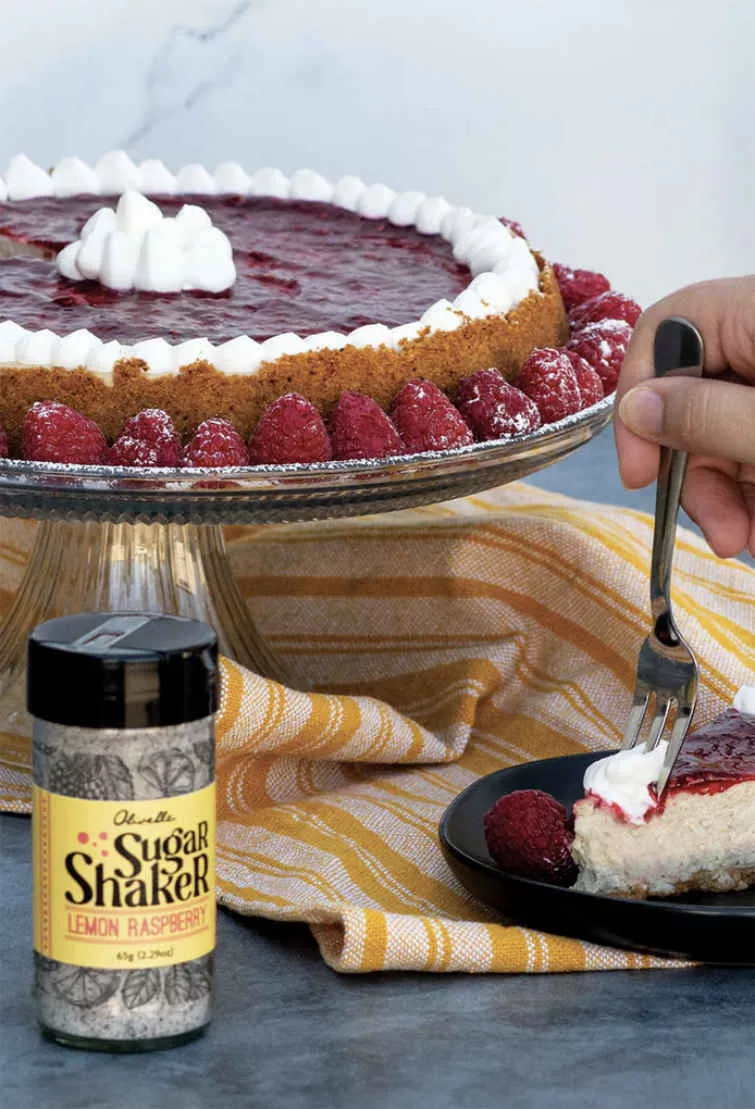 Lemon Raspberry Sugar Shaker