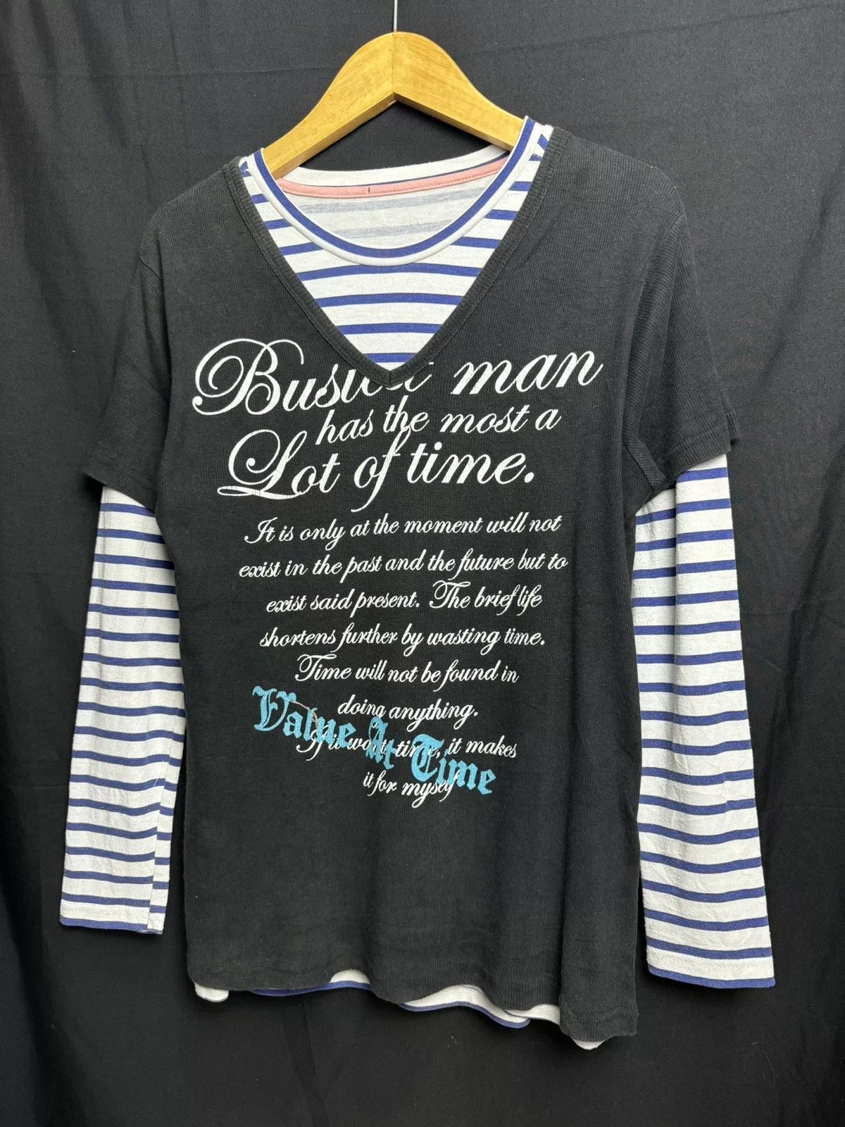 Beauty Beast Long Sleeve T Shirts Beauty Beast × If Six Was Nine × Japanese Brand Japanese Poem 1of1 Beaumere Tees x Long Sleeve Black