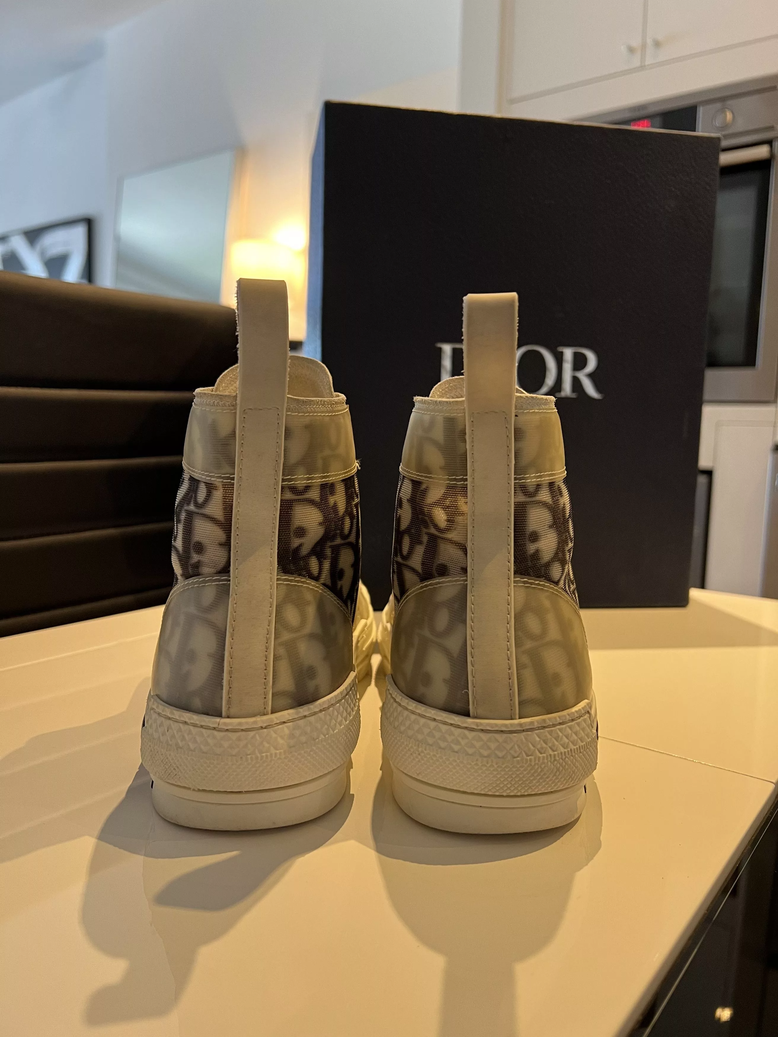 Dior Hi Top Sneakers Dior Men B23 High Top Sneakers Multi