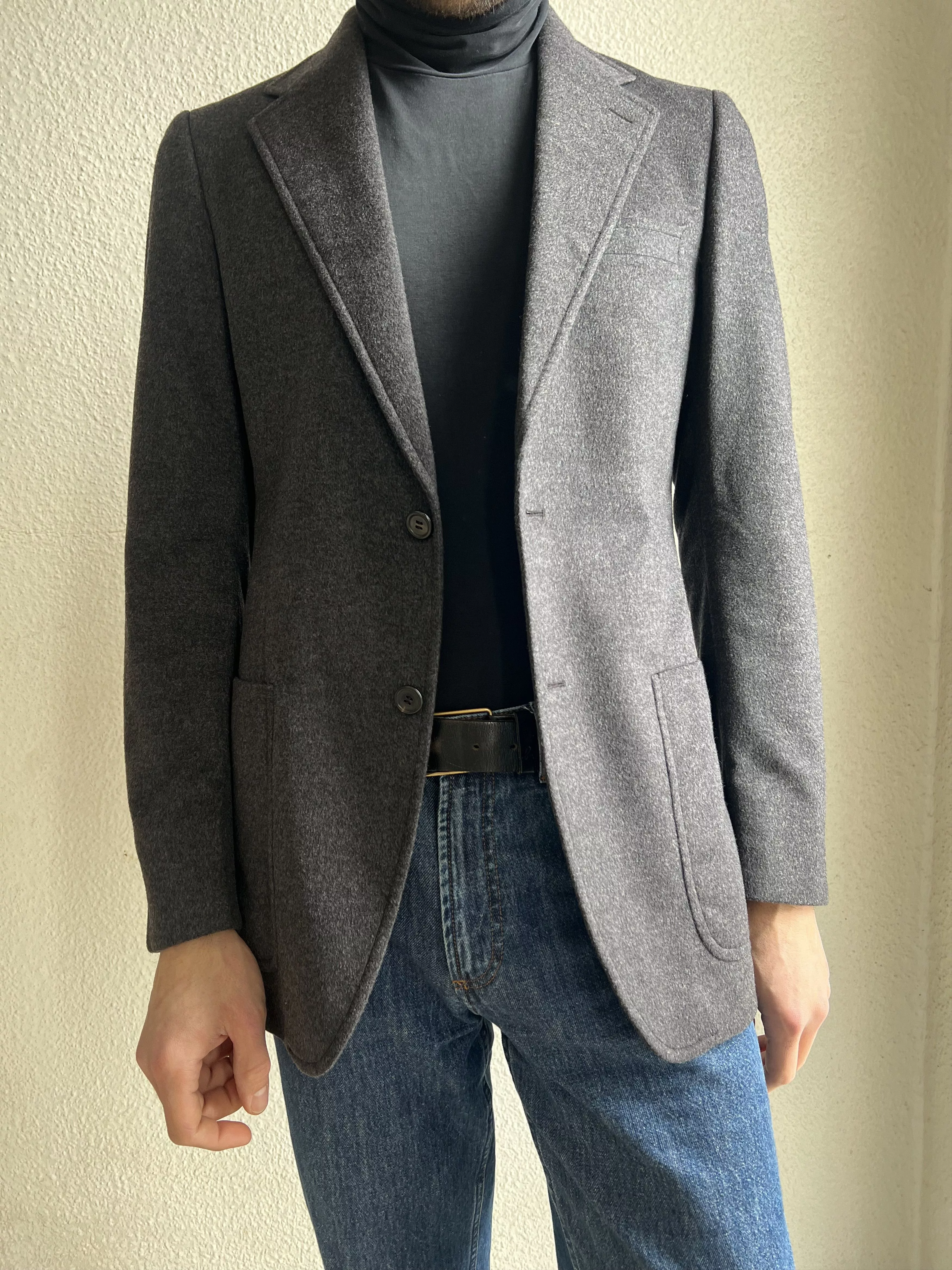 Prada Blazers Prada tailored wool jacket Gray