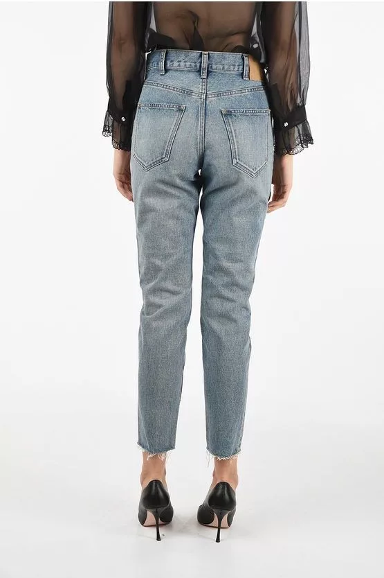 Celine Jeans CELINE DISTRESSED JEANS Blue