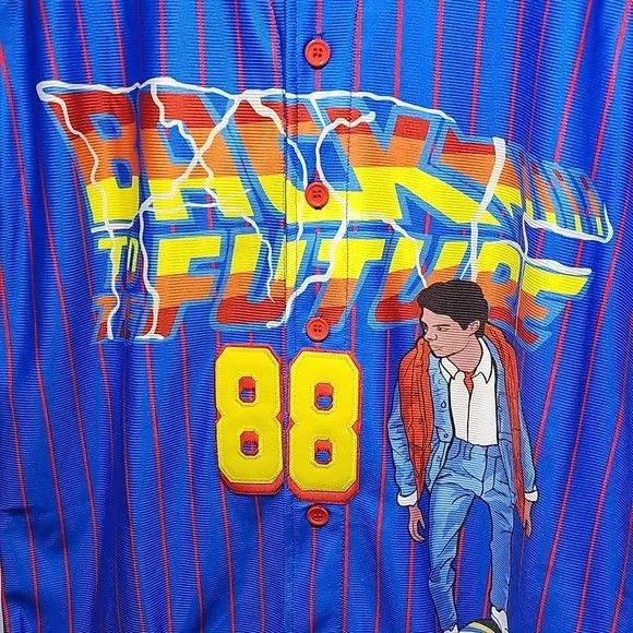 Other Jerseys Other Back to the Future Marty McFly Baseball Jersey Large Multi Sportswear