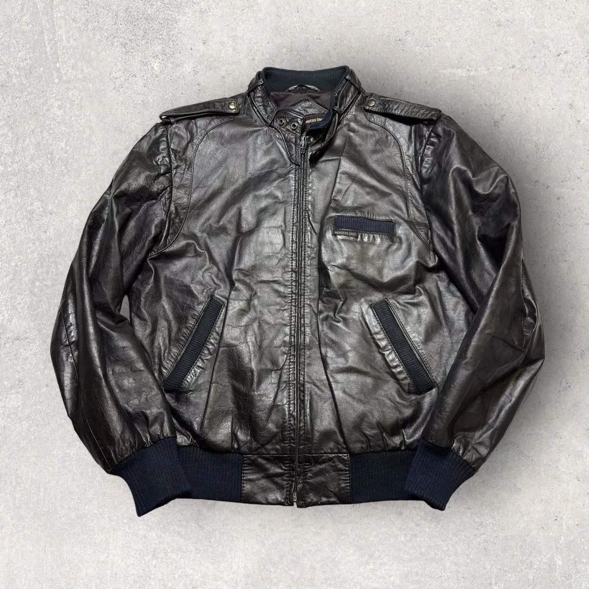 Members Only Leather Jackets Members Only × Vintage Vintage Members Only leather jacket Black