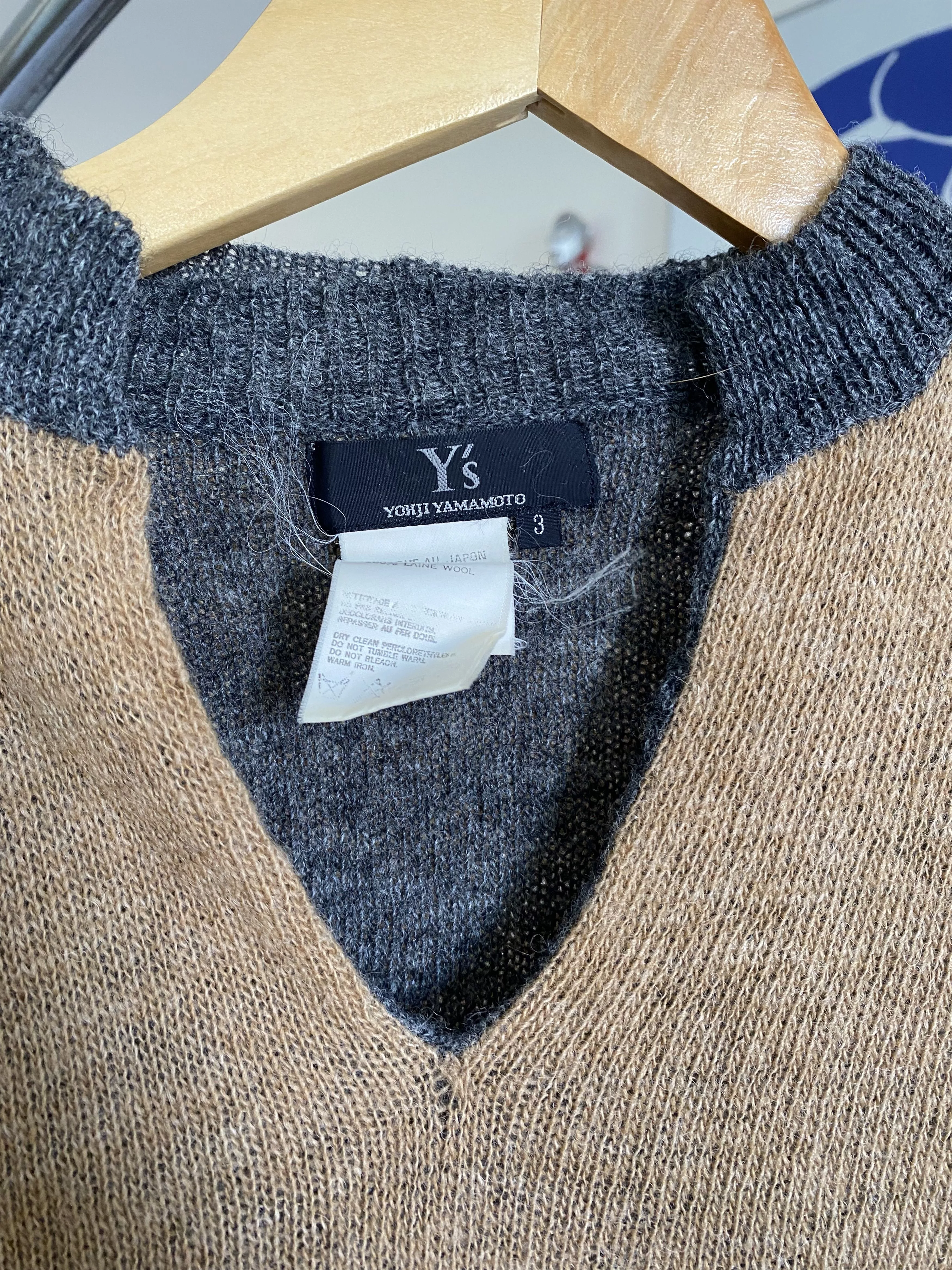 Y's for Men Sweaters Knitwear Y's for Men Y's Double Layer Knit Red