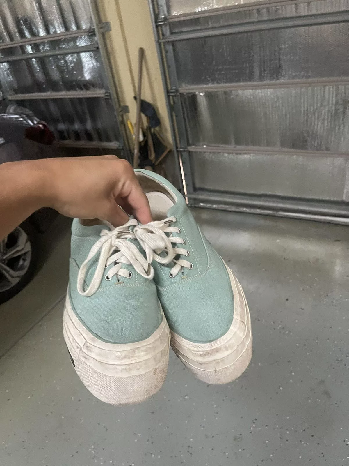 Visvim Low Top Sneakers Visvim shoes Green