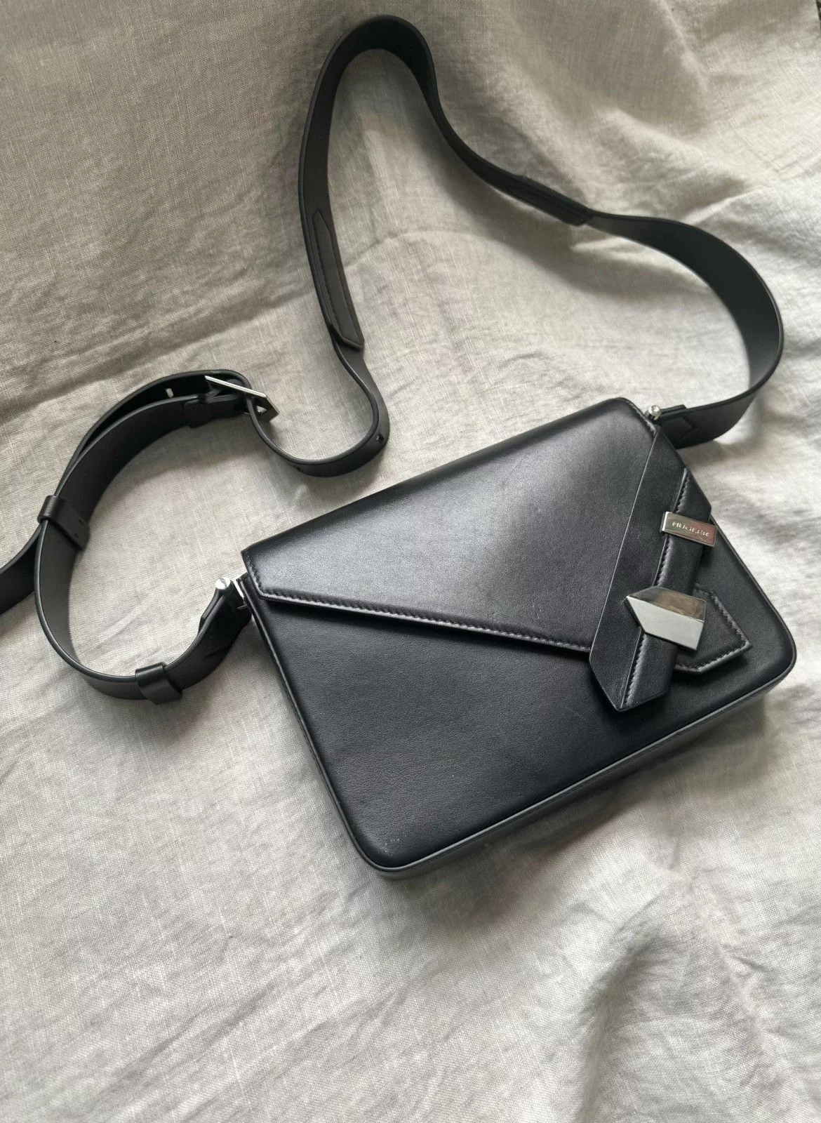 Mugler Shoulder Bags Mugler black leather bag