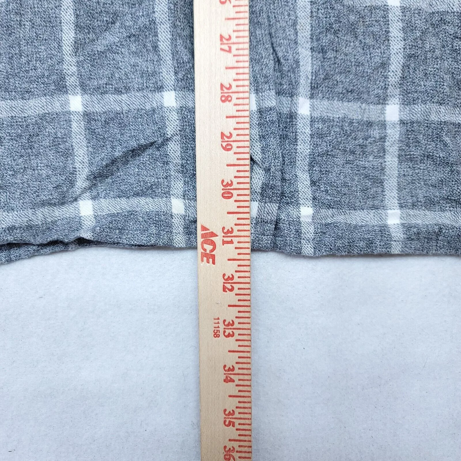 Rip Curl Shirts Button Ups Rip Curl Ripcurl Windowpane Flannel Shirt Mens Size XL Gray White