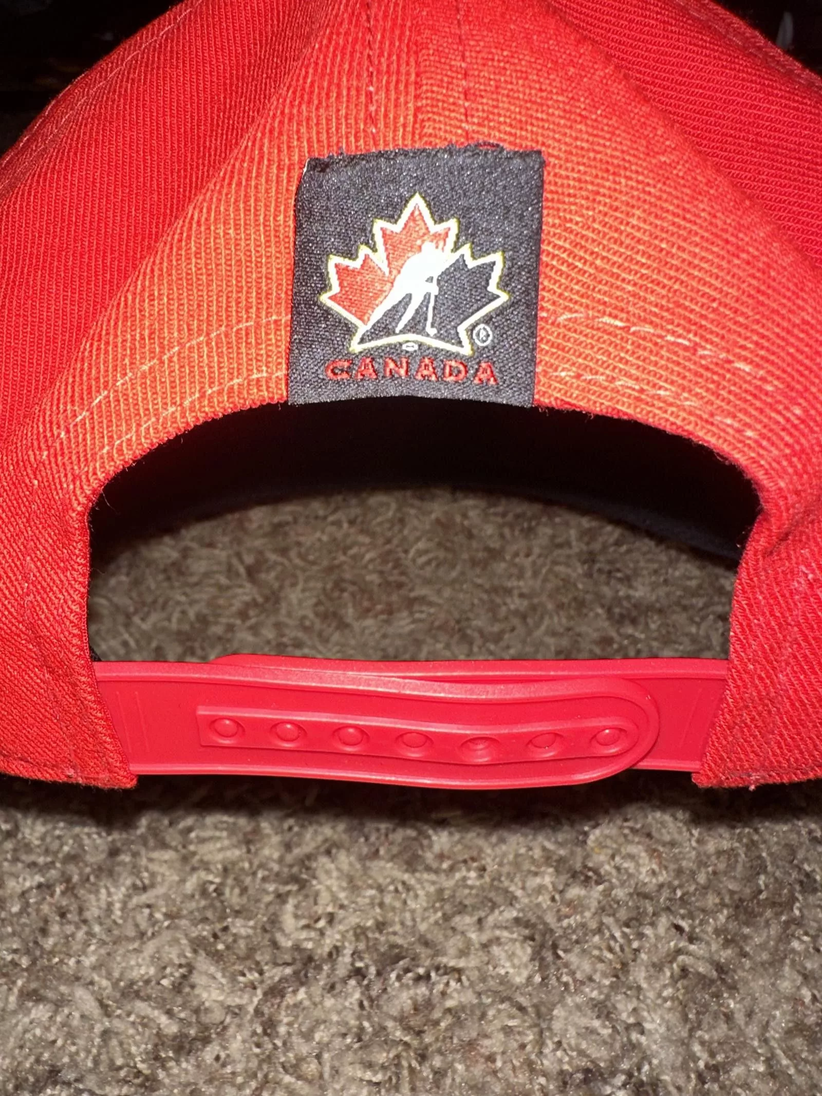 Nike Hats Men's Nike Red Hockey Canada 2022 Snapback Adjustable Hat