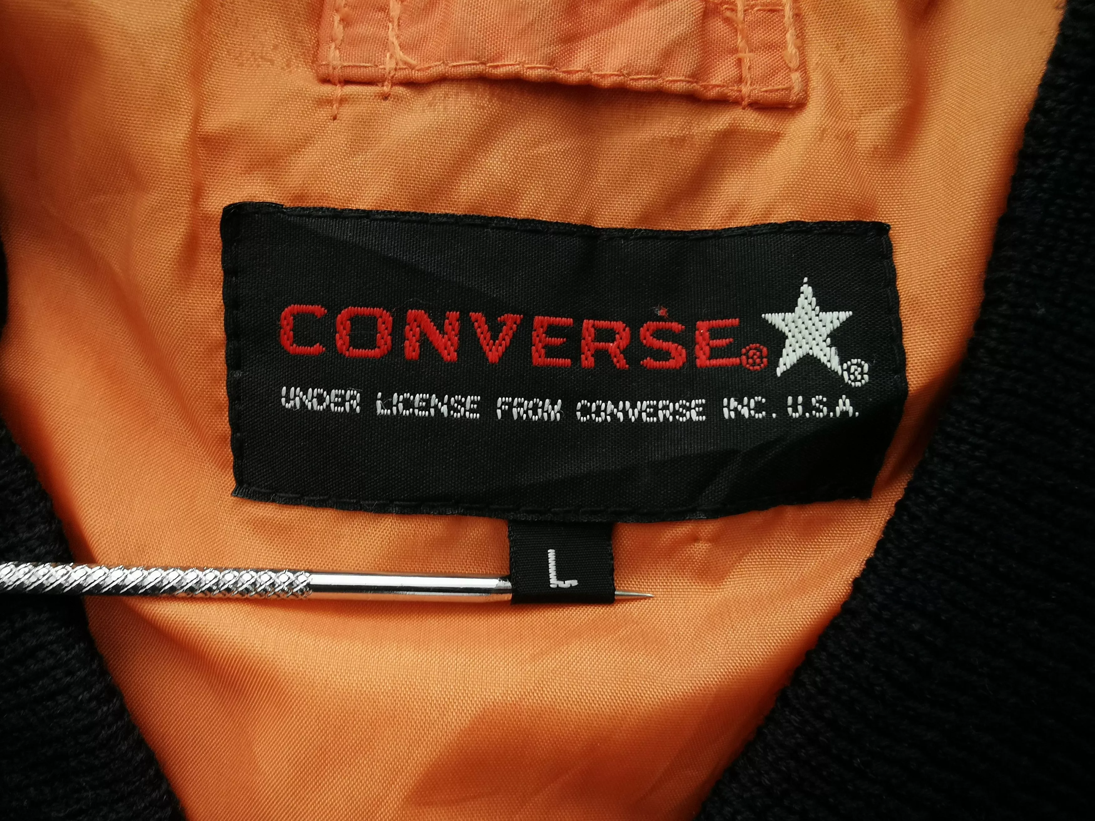 Converse Bombers Vintage Converse Bomber Nylon Jacket Size L Black
