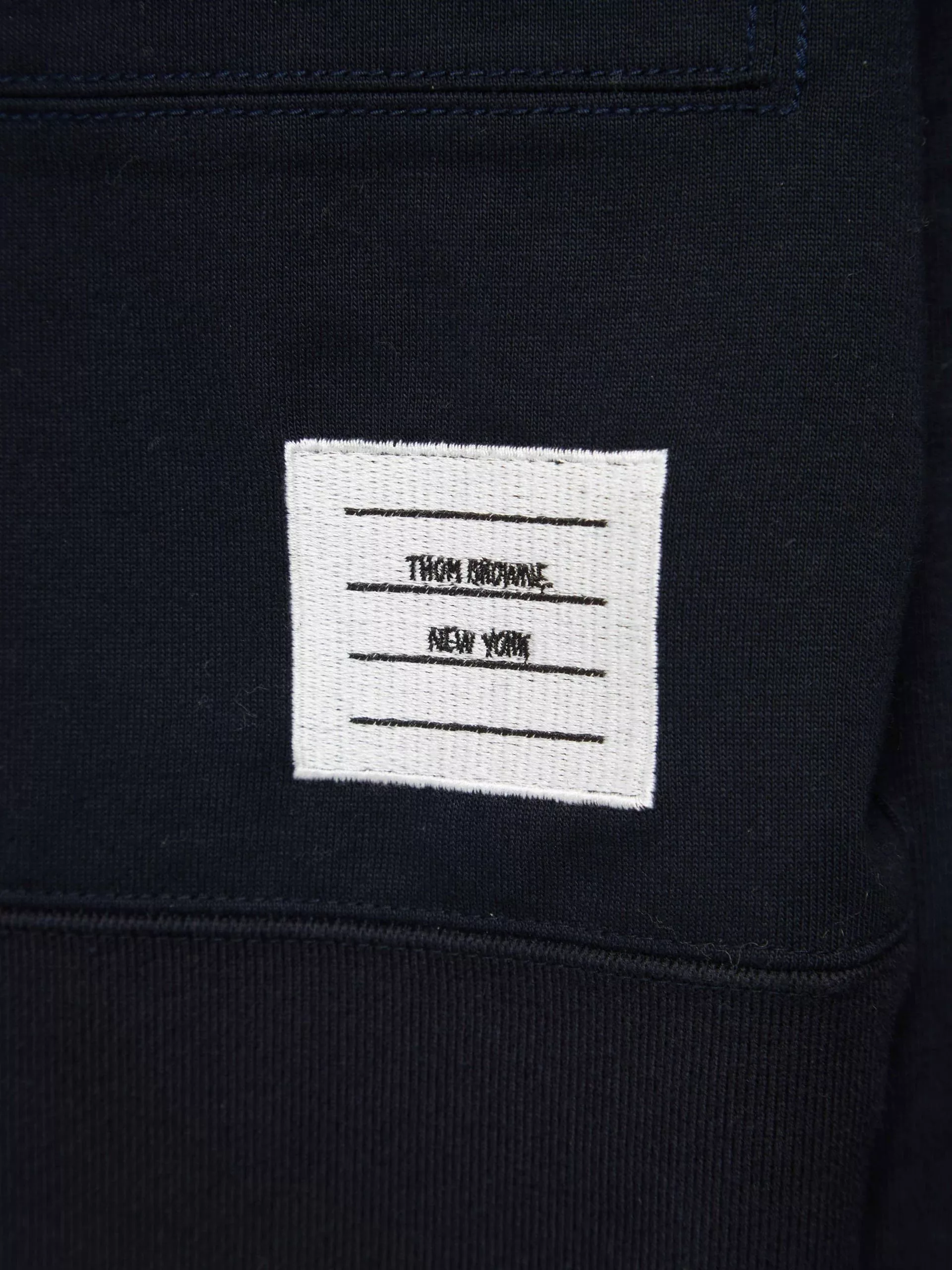 Thom Browne Light Jackets Thom Browne Dark Navy Cotton Blazer Jacket Blue