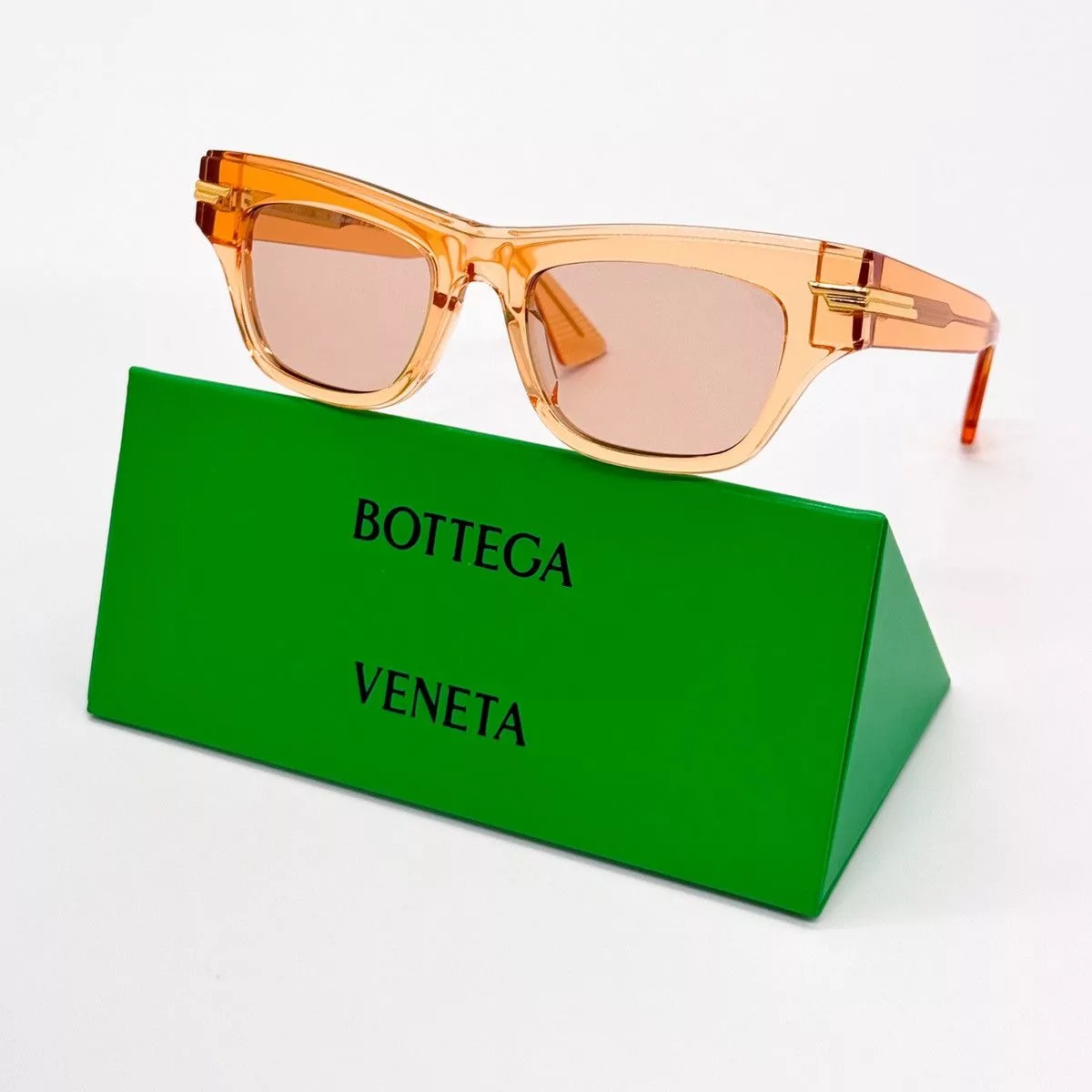 Bottega Veneta Sunglasses NEW BOTTEGA VENETA BV1122S 007 ORANGE WOMEN SUNGLASSES