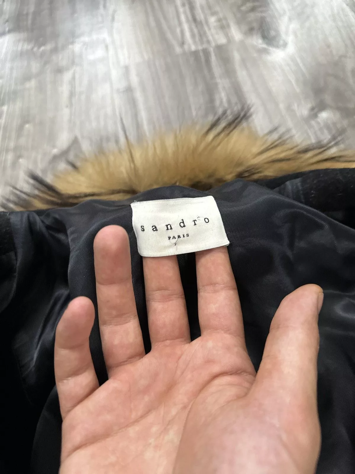 Designer Coats Designer × Sandro Sandro Paris coat Black