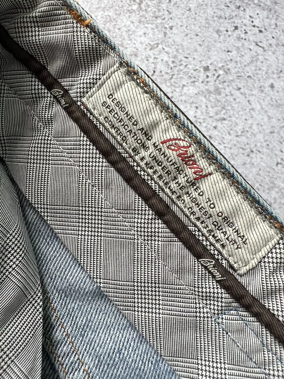 Brioni Denim Collection Livigno Pants Blue