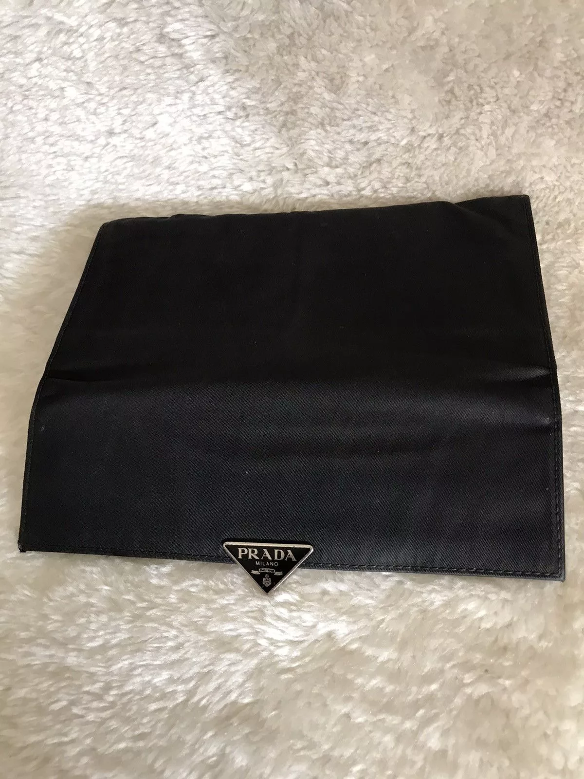 Prada Wallets Prada × Vintage PRADA Wallet Black Nylon Leather