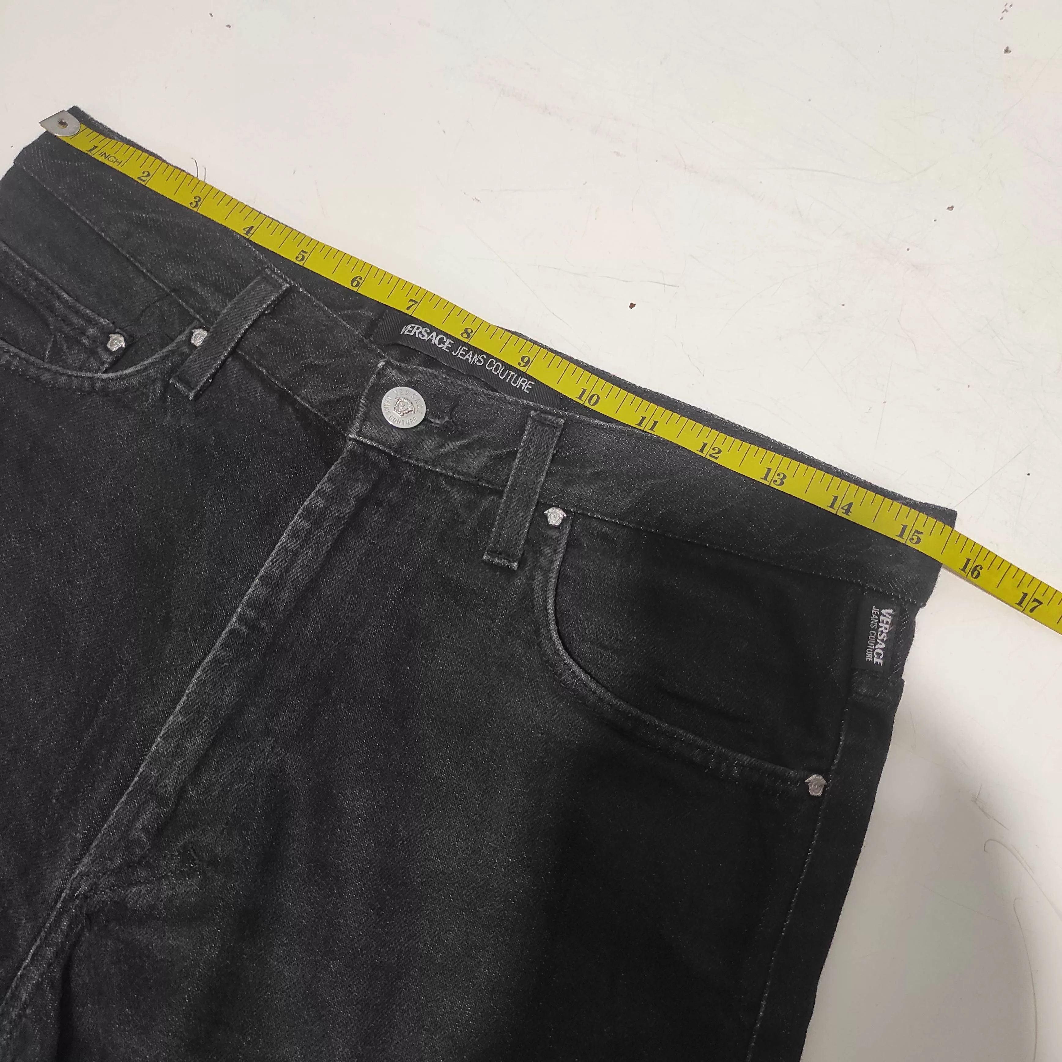 Versace Denim Versace Jeans Couture Black Denim Luxury