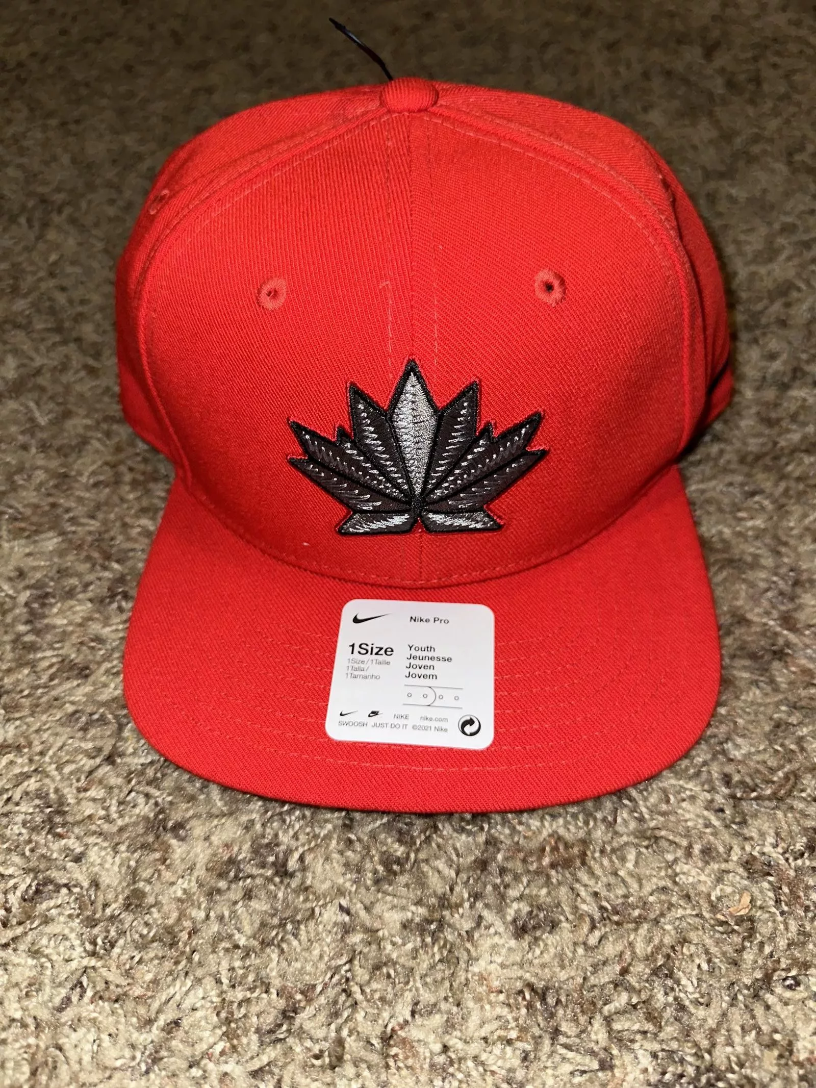 Nike Hats Men's Nike Red Hockey Canada 2022 Snapback Adjustable Hat