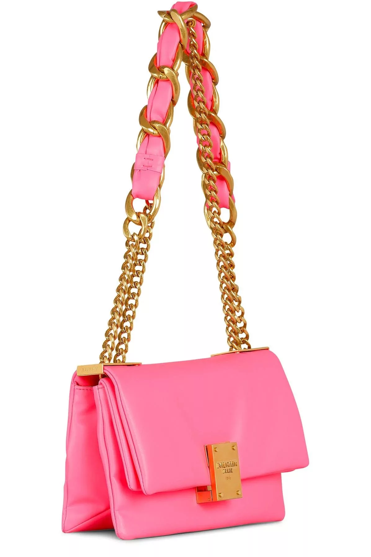 Balmain Handle Bags Balmain o1w1db10624 Bag in Purple